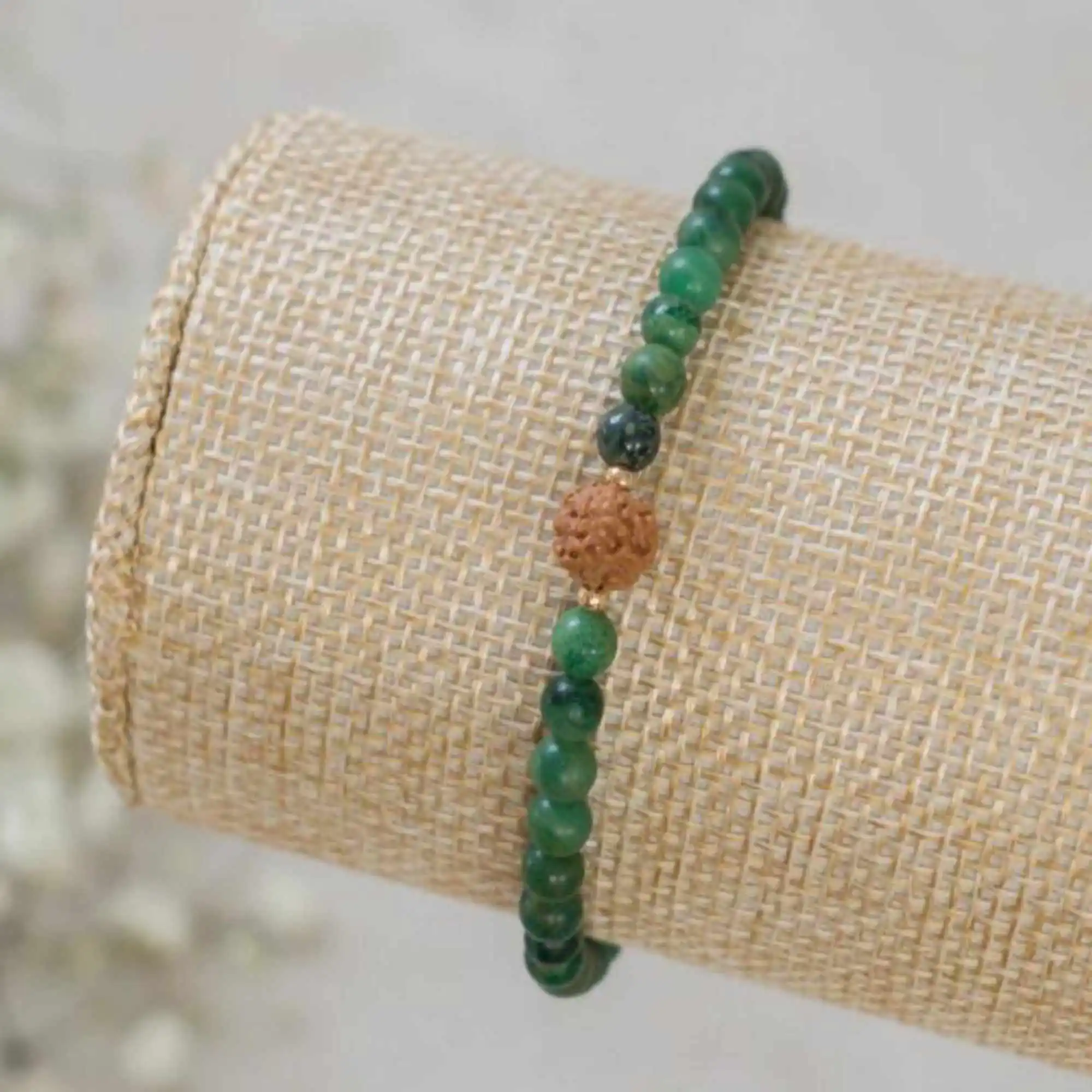 4mm Natural green jade Buddhism Beads 14k gold chain Bracelet Dark Matter Fancy Chakra Pray Chic National Style Cuff Relief
4mm Natural green jade Buddhism Beads 14k gold chain Bracelet Dark Matter Fancy Chakra Pray Chic National Style Cuff Relief