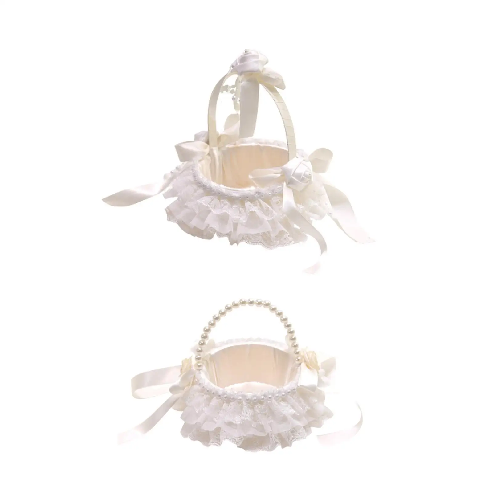 Wedding Flower Girl Basket Lace Fruit Candies Container Stylish Wedding Basket for Yard Special Occasions Home Parties Holidays
Wedding Flower Girl Basket Lace Fruit Candies Container Stylish Wedding Basket for Yard Special Occasions Home Parties Holidays