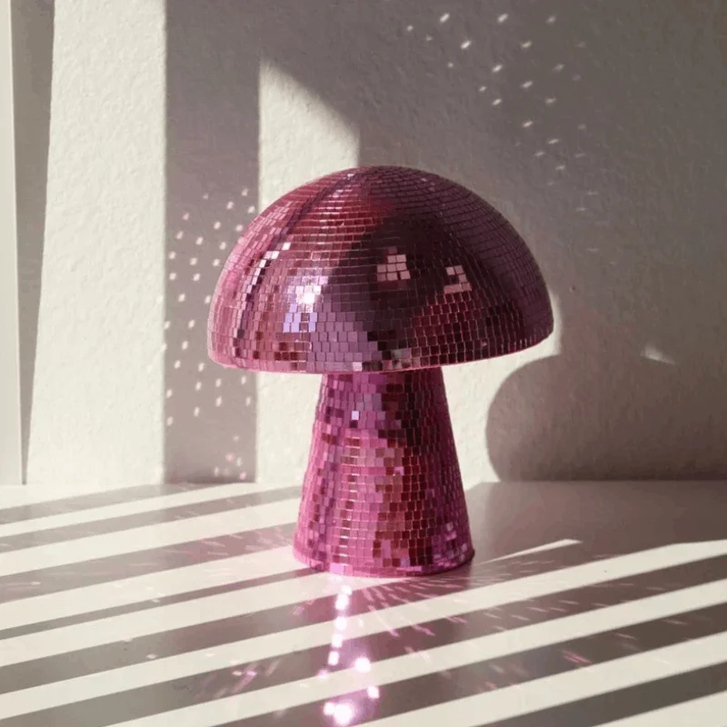 Disco Mushrooms Creative home decor Table Decor Mirror Retro Handmade Disco Ball Mushroom Art Decorations Bar Ornaments
Disco Mushrooms Creative home decor Table Decor Mirror Retro Handmade Disco Ball Mushroom Art Decorations Bar Ornaments