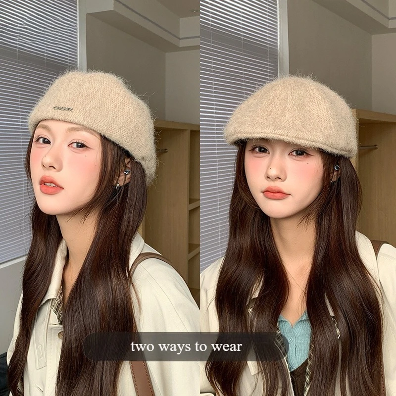 Autumn British Style Beret Hat Lady Vintage Flat Cap Winter Keep Warm Knitted Hat All-match Peaked Cap Forward Hat Wholesale
Autumn British Style Beret Hat Lady Vintage Flat Cap Winter Keep Warm Knitted Hat All-match Peaked Cap Forward Hat Wholesale