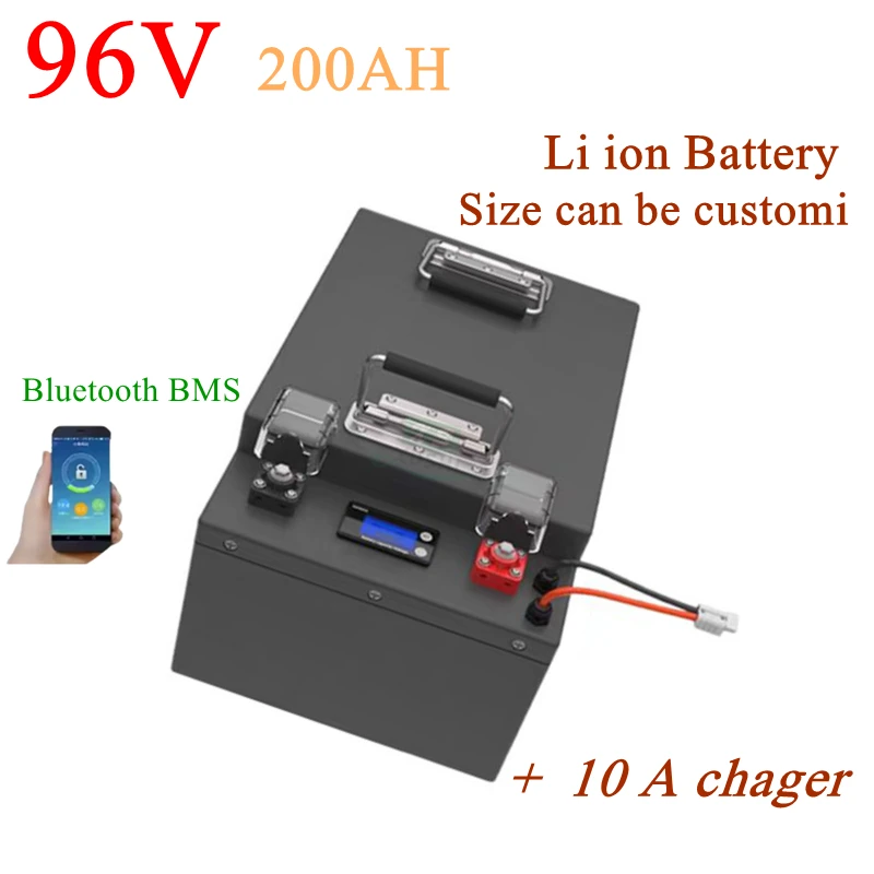 XS 96v li ion 200Ah lithium ion Rechargeable battery 100A 200A 300A BMS 25000W for RV AGV Forklift boat inverter With charger
XS 96v li ion 200Ah lithium ion Rechargeable battery 100A 200A 300A BMS 25000W for RV AGV Forklift boat inverter With charger