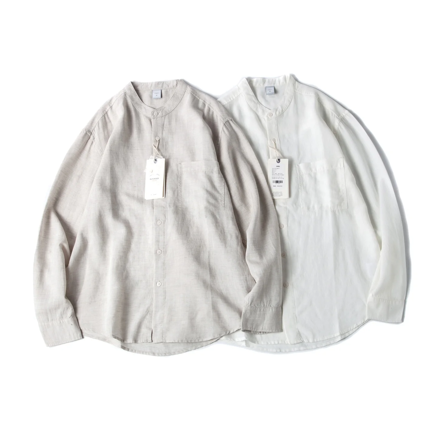 Retro Hong Kong Style Loose Fit Linen Shirt Stand Collar Artistic Maturity Lite Trendy Old Money Style Casual Shirt
Retro Hong Kong Style Loose Fit Linen Shirt Stand Collar Artistic Maturity Lite Trendy Old Money Style Casual Shirt