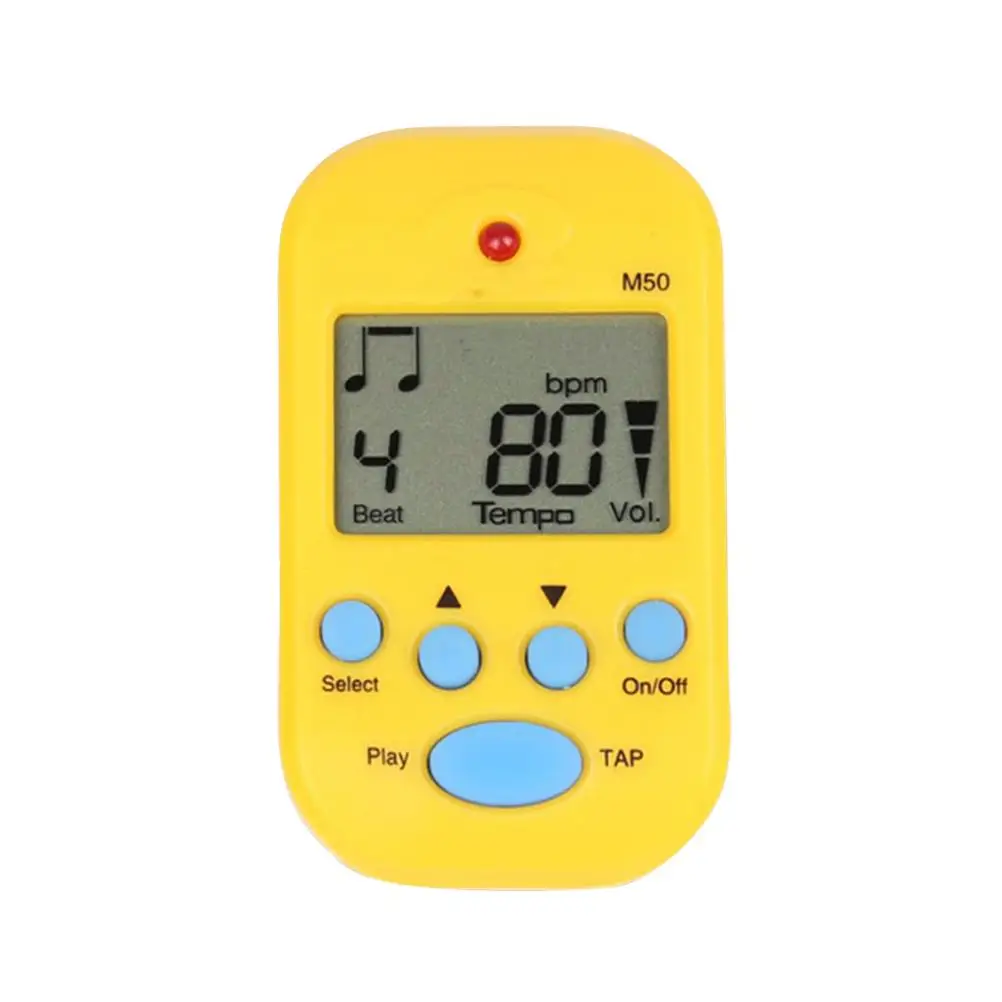 Digital Beat Metronome Mini Electronic Click Piano Guitar Violin Clipon LCD Screen Portable Musical Instruments
Digital Beat Metronome Mini Electronic Click Piano Guitar Violin Clipon LCD Screen Portable Musical Instruments
