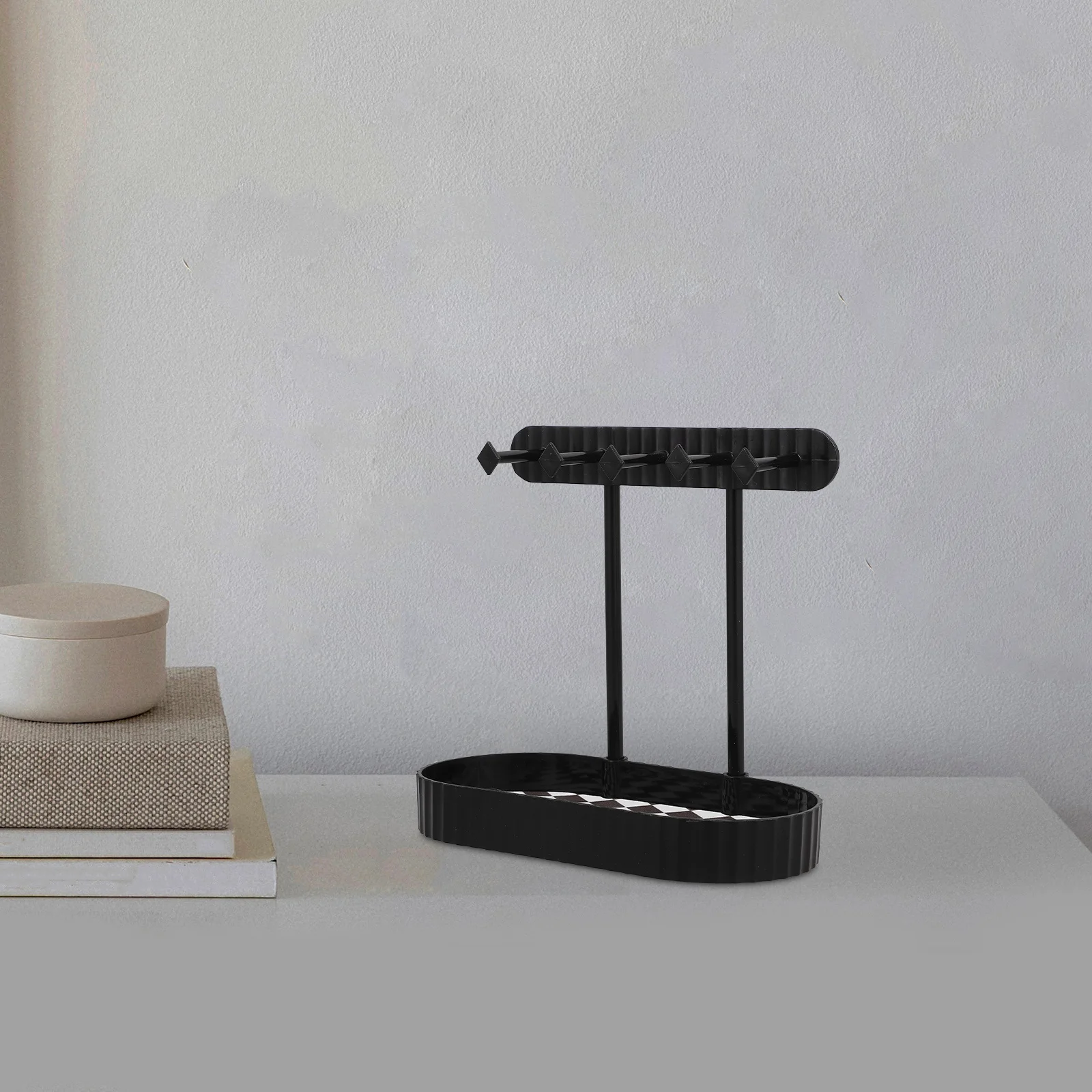 Black Jewelry Organizer Small Jewelry Tower Stand Tabletop Storage Rack Necklace Holder Ring Tray Bracelet Earring Display
Black Jewelry Organizer Small Jewelry Tower Stand Tabletop Storage Rack Necklace Holder Ring Tray Bracelet Earring Display