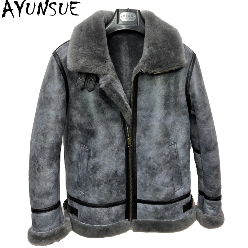 AYUNSUE мужская шуба из натурального меха 2025, зимняя высококачественная куртка из натуральной овчины, мужская мотоциклетная шуба из натуральной овечьей шерсти
AYUNSUE мужская шуба из натурального меха 2025, зимняя высококачественная куртка из натуральной овчины, мужская мотоциклетная шуба из натуральной овечьей шерсти