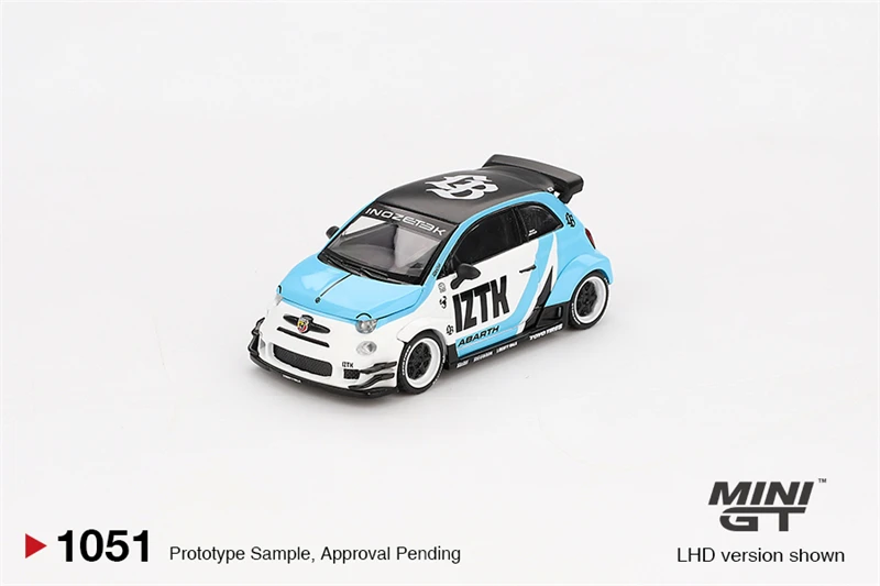 MINI GT 1:64 Abarth 595 LB-WORKS x Abas Works IZTK Синий Белый Литой под давлением Коллекционная модель автомобиля
MINI GT 1:64 Abarth 595 LB-WORKS x Abas Works IZTK Синий Белый Литой под давлением Коллекционная модель автомобиля