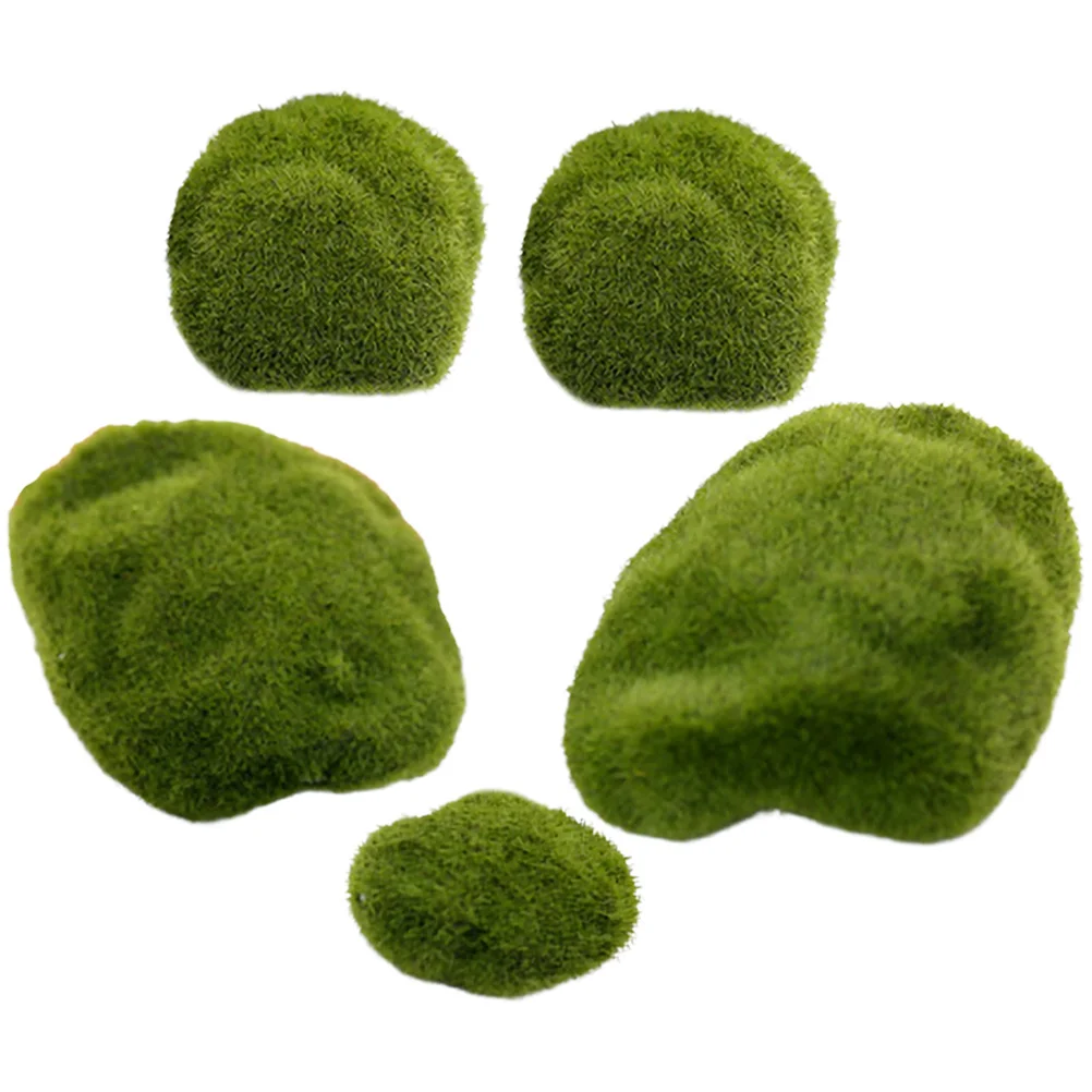 5Pcs Fake Moss Rocks Realistic Lightweight Decorative Stones for Potted Plants Yard Vase Arrangement Home Garden Layout Prop
5Pcs Fake Moss Rocks Realistic Lightweight Decorative Stones for Potted Plants Yard Vase Arrangement Home Garden Layout Prop