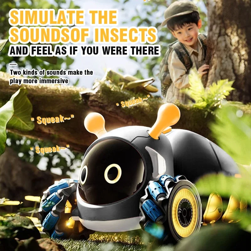 RC Stunt Caterpillar Spray Car Intelligent Remote Control Simulate Insect Chirping Sound Four-wheel Drive Vehicle Lights Kid Toy
RC Stunt Caterpillar Spray Car Intelligent Remote Control Simulate Insect Chirping Sound Four-wheel Drive Vehicle Lights Kid Toy