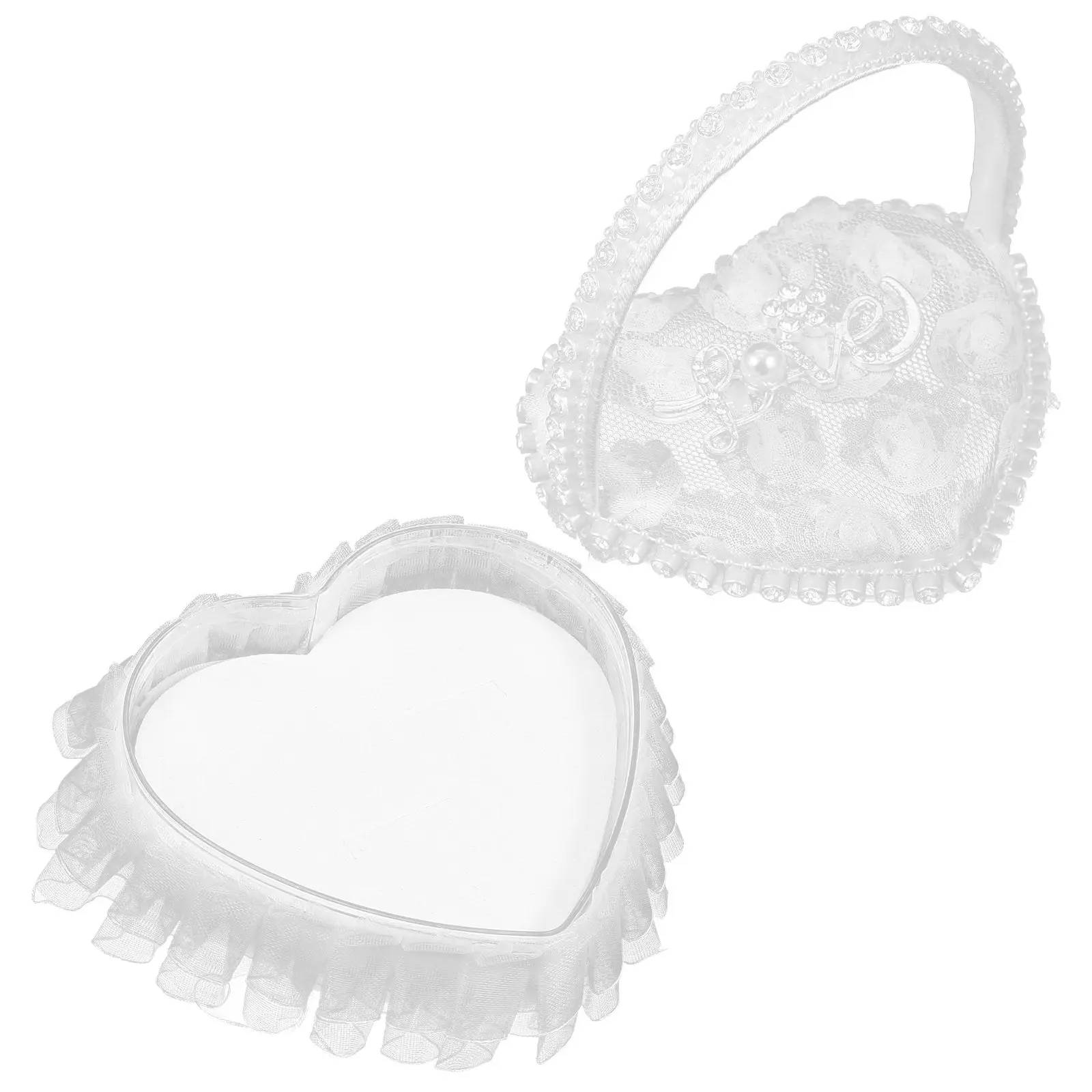 Heart Shape Wedding Ring Pillow Bridal Rings Bearer Shaped Supplies Proposal Decor
Heart Shape Wedding Ring Pillow Bridal Rings Bearer Shaped Supplies Proposal Decor