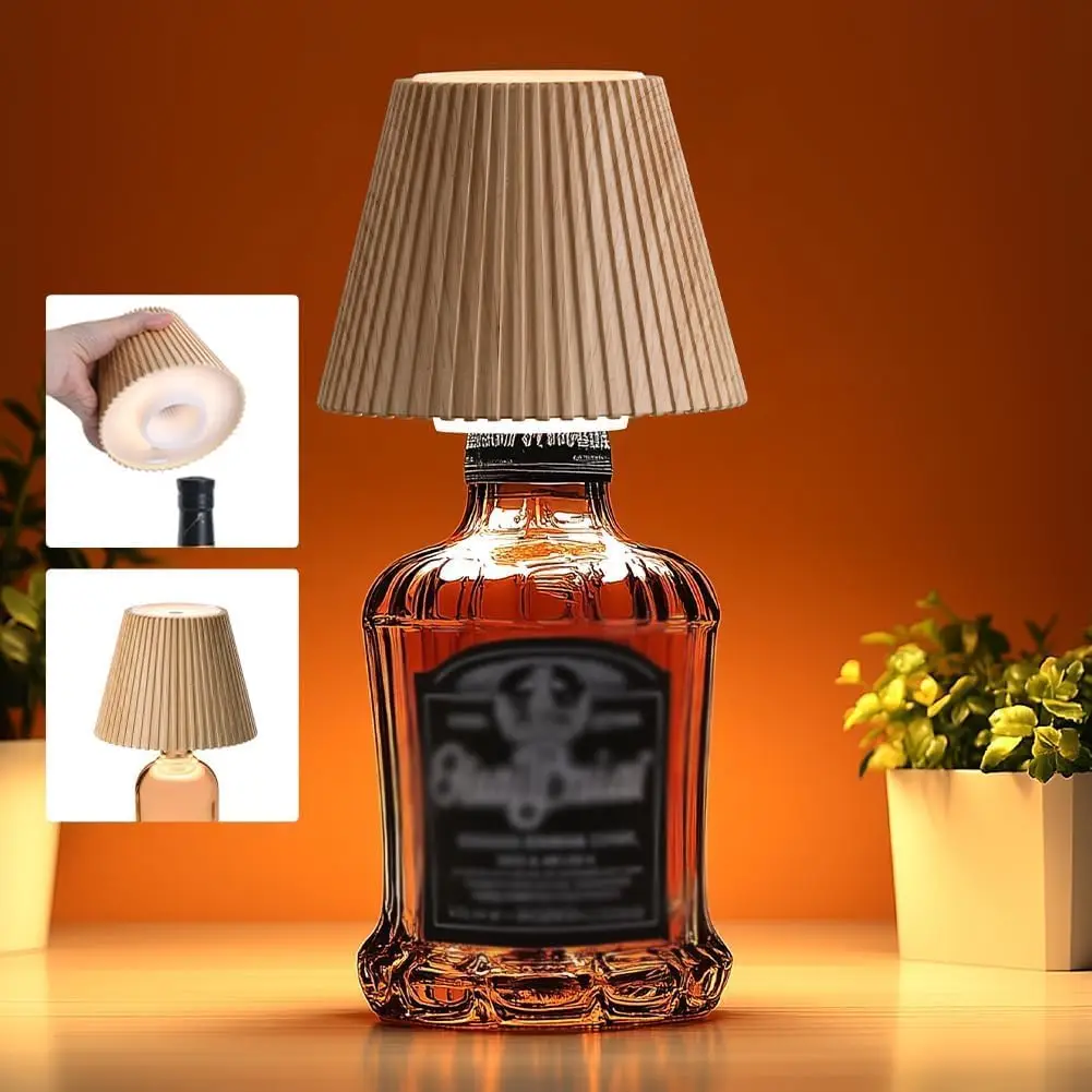 3-Level Brightness Cordless Bottle Lamp, Rechargeable Bar Light for Home, USB LED Lamp for Bedroom & Restaurant, Gifts for Women
3-Level Brightness Cordless Bottle Lamp, Rechargeable Bar Light for Home, USB LED Lamp for Bedroom & Restaurant, Gifts for Women