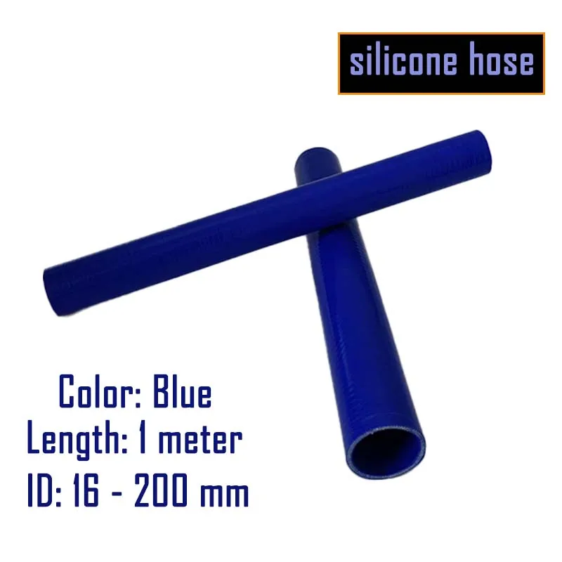 Universal silicone hose for automotive engines,coolant intercooler tube Turbo Intake Pipe ID 16-200mm, length 1 meter
Universal silicone hose for automotive engines,coolant intercooler tube Turbo Intake Pipe ID 16-200mm, length 1 meter