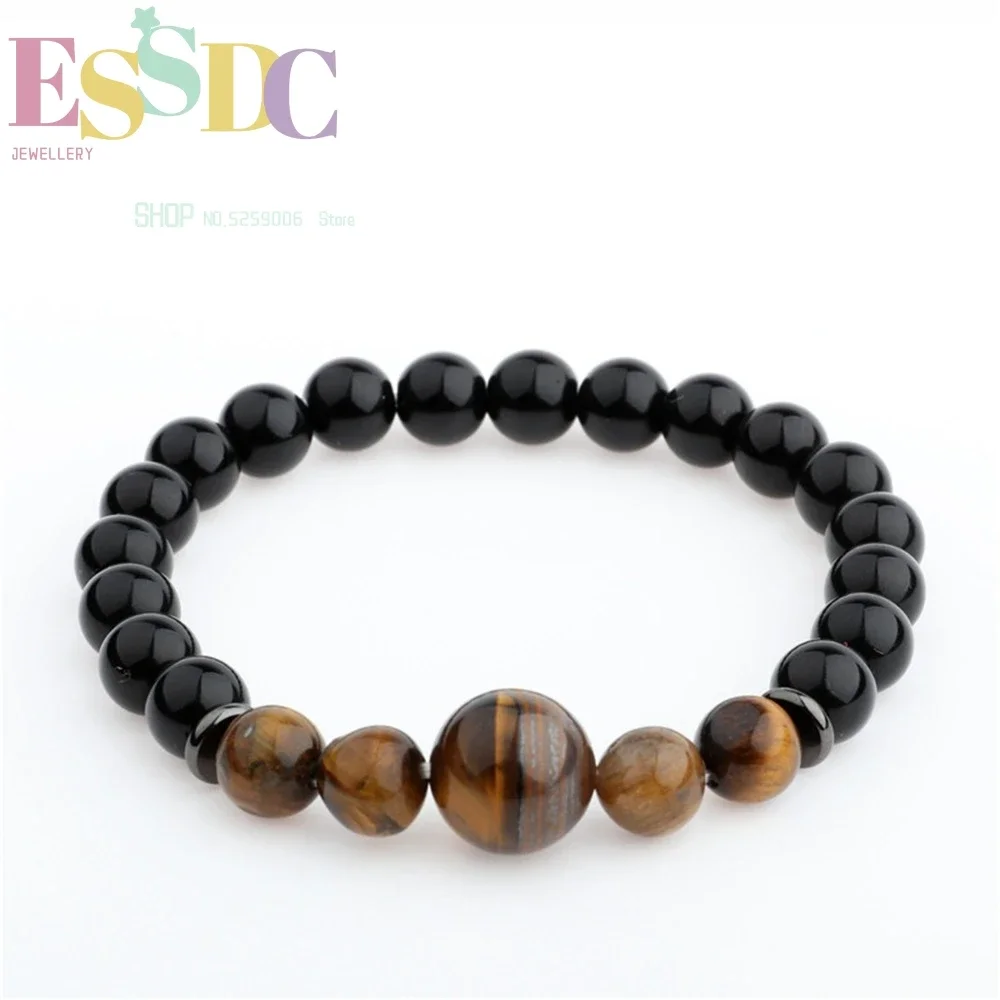 Jewelry Men's and Women's Natural Stone Beads Bracelet Tiger Eye Hand String 8mm Elastic Personality Fashion Gift
Jewelry Men's and Women's Natural Stone Beads Bracelet Tiger Eye Hand String 8mm Elastic Personality Fashion Gift