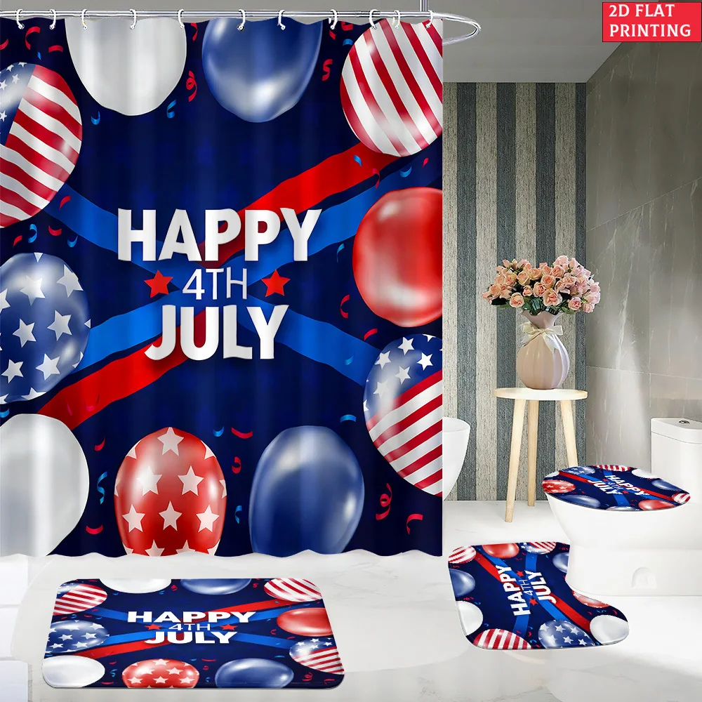Tablecloth Multi Sizes 4Th Of July Balloon Art Pattern Shower Curtain With Hooks Non Slip U Shaped Toilet Lid Cover Pad Bathroom Full Set Bathroom Additions Holiday Gifts Decorative Accessory Premium Quality Durable Mat Modern Stylish Aesthetic Extra Soft
Tablecloth Multi Sizes 4Th Of July Balloon Art Pattern Shower Curtain With Hooks Non Slip U Shaped Toilet Lid Cover Pad Bathroom Full Set Bathroom Additions Holiday Gifts Decorative Accessory Premium Quality Durable Mat Modern Stylish Aesthetic Extra Soft