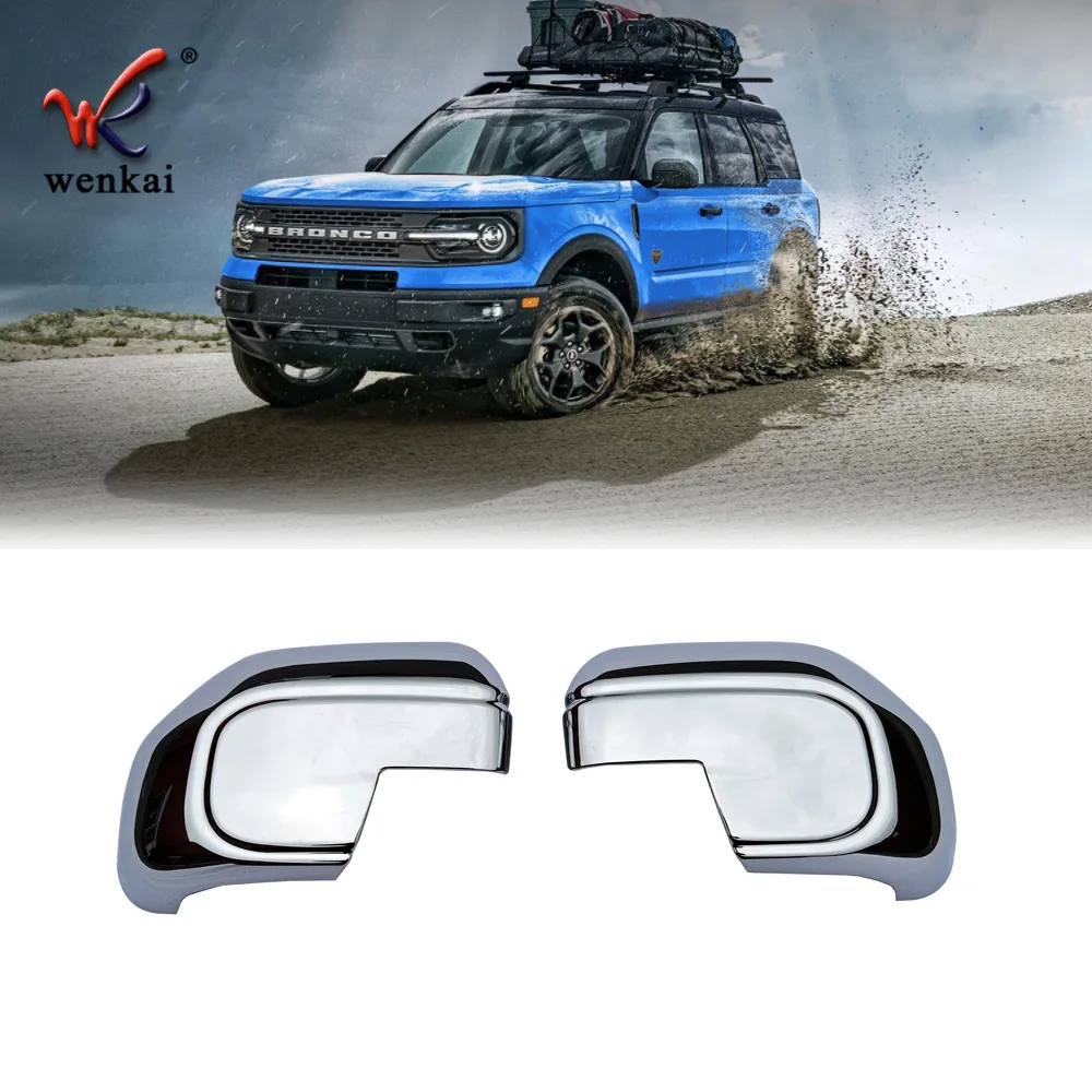 2PCS Side Door Rearview Mirror ABS Cover Trim Carbon Fiber Black/Chrome Color Fit For Ford Bronco Sport 2021 2022
2PCS Side Door Rearview Mirror ABS Cover Trim Carbon Fiber Black/Chrome Color Fit For Ford Bronco Sport 2021 2022