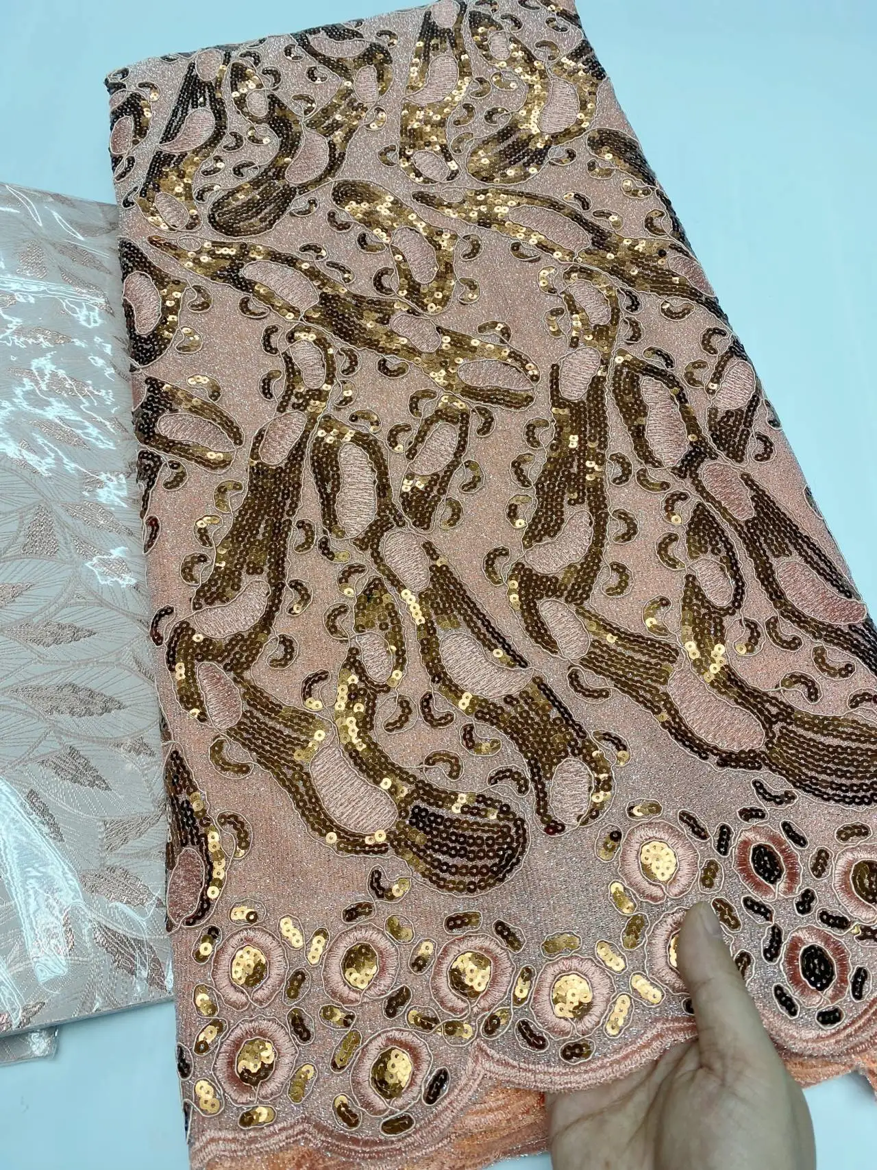 BE FINE African High Quality Net Lace Fabric 2023 French Net Sequins Fabric Sewing Rope Lace in Tulle Nigeria Fabric 5 Yards
BE FINE African High Quality Net Lace Fabric 2023 French Net Sequins Fabric Sewing Rope Lace in Tulle Nigeria Fabric 5 Yards