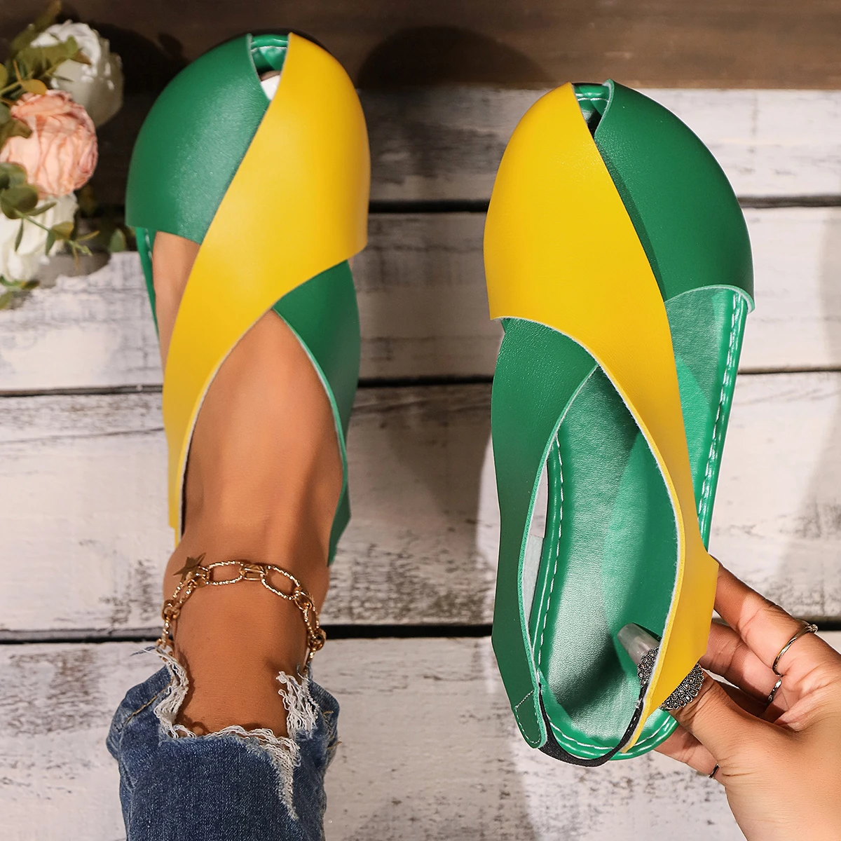 Women Fashion Casual Flat Platform Sandals 2025 New Anti-slip Lightweight Sandals Roman Beach Shoes Plus Size Sandalias De Mujer
Women Fashion Casual Flat Platform Sandals 2025 New Anti-slip Lightweight Sandals Roman Beach Shoes Plus Size Sandalias De Mujer