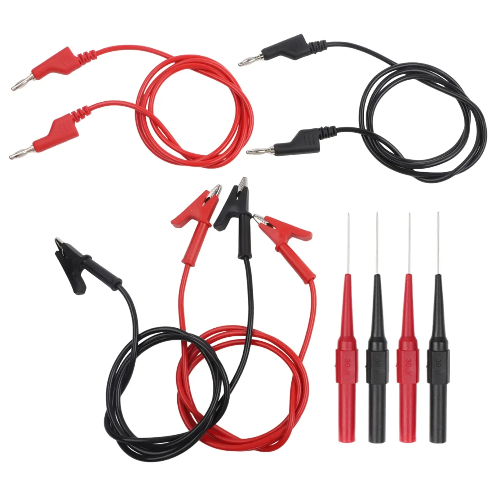 Crocodile Clips Digital Multimeter Accessories Best For Electronics Industry Nickel-Plated Copper Non-Slip PVC Cover
Crocodile Clips Digital Multimeter Accessories Best For Electronics Industry Nickel-Plated Copper Non-Slip PVC Cover