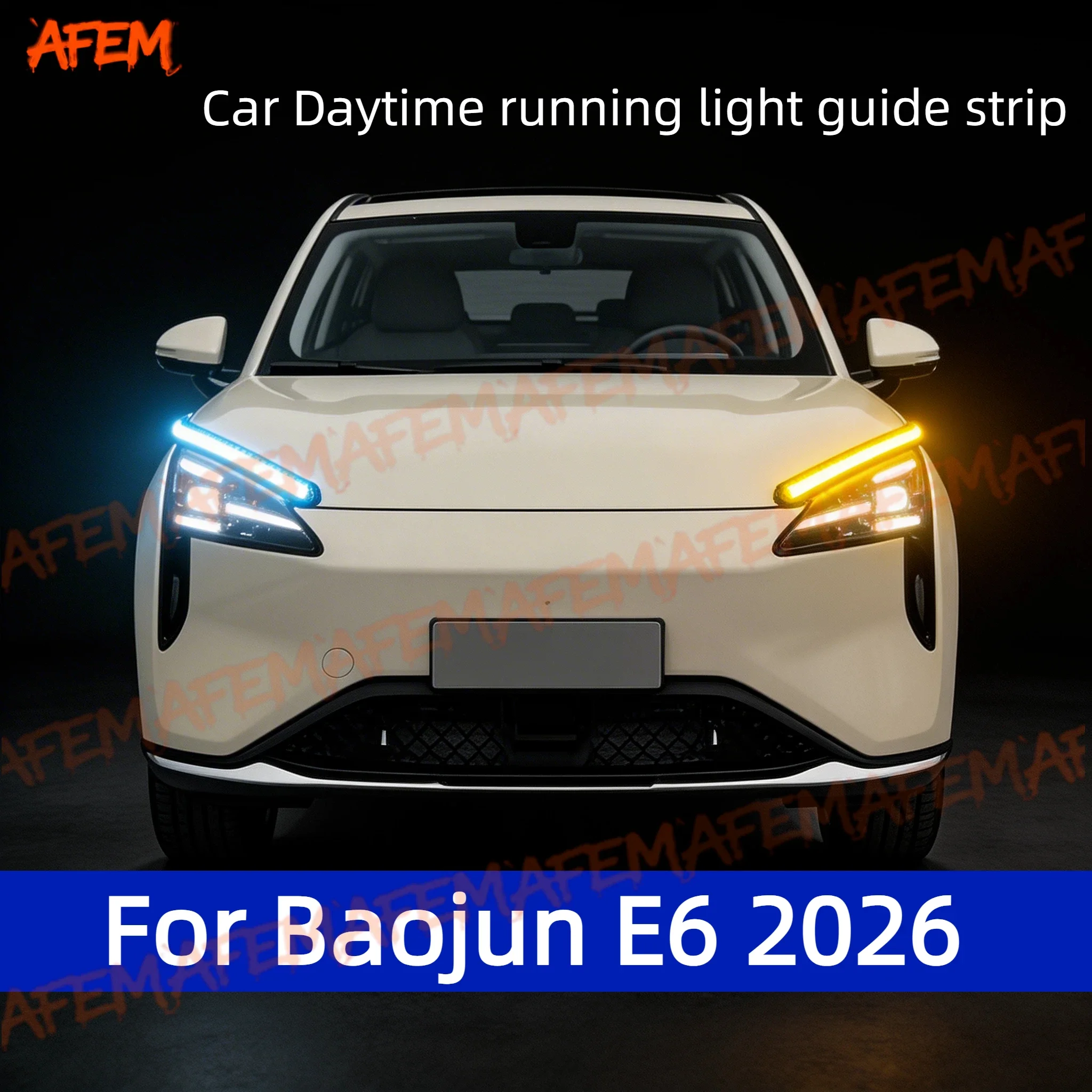 2pcs Daytime Running Light Guide Strip Auto LED DRL Daytime Running light Flexible Decorative Ambient Lamp For Baojun E6 2026
2pcs Daytime Running Light Guide Strip Auto LED DRL Daytime Running light Flexible Decorative Ambient Lamp For Baojun E6 2026