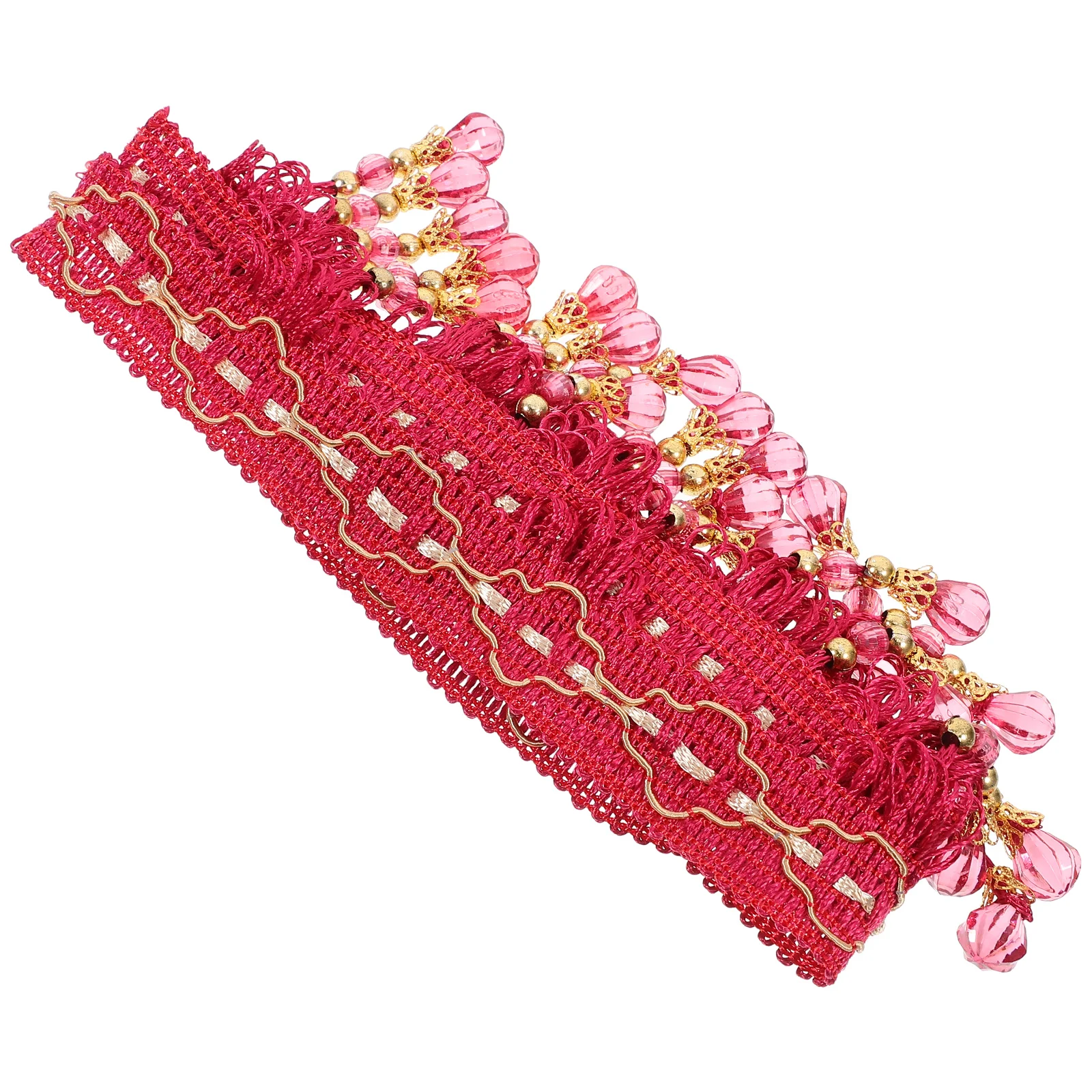 Curtain Accessories Glitter Tassel Trim Clothes Decoration Tassels Red Fabric for Sewing
Curtain Accessories Glitter Tassel Trim Clothes Decoration Tassels Red Fabric for Sewing
