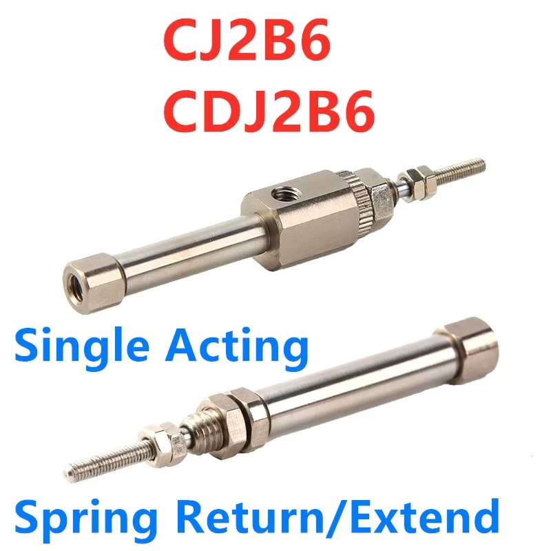 CJ2B6 CDJ2B6 CJ2B CDJ2B SMC Type Single Acting Spring Return Extend 5 10 15 20 25 30 35 40 SR Mini Stainless Steel Small Rod Air
CJ2B6 CDJ2B6 CJ2B CDJ2B SMC Type Single Acting Spring Return Extend 5 10 15 20 25 30 35 40 SR Mini Stainless Steel Small Rod Air