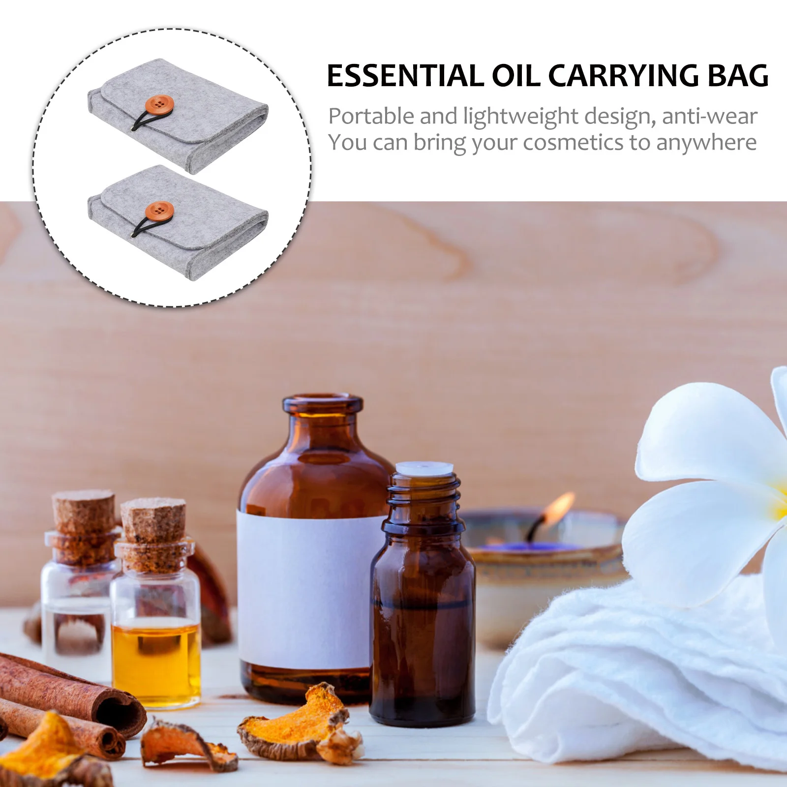 2Pcs Essential Oil Carrying Bag Small Travel Pouch Portable Multi-Purpose Compact Storage Case Essential Oil Carrying Bag
2Pcs Essential Oil Carrying Bag Small Travel Pouch Portable Multi-Purpose Compact Storage Case Essential Oil Carrying Bag