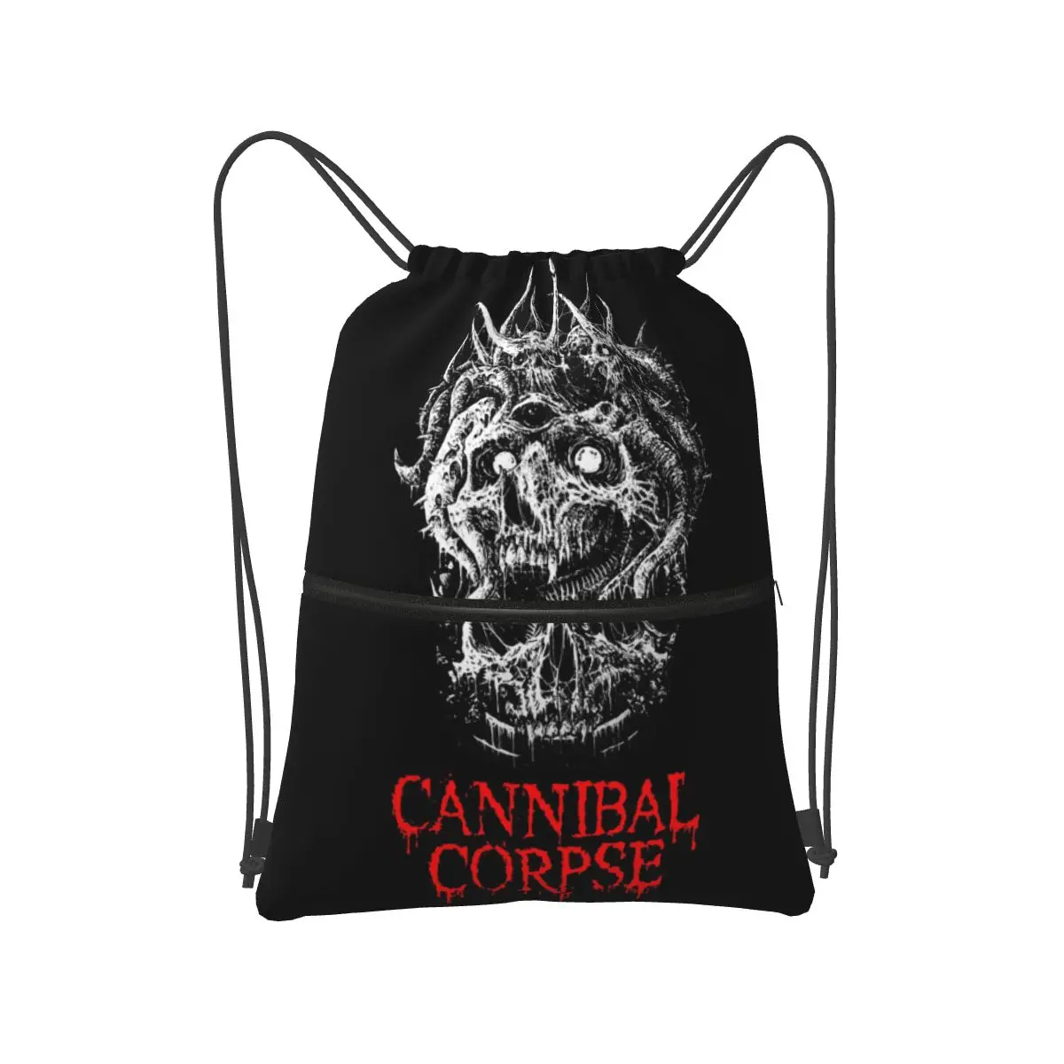 Cannibal Corpse Metal Skateboard Backpacks Fashion Drawstring Bundle Pocket Sports Bag Book Bags for Man Woman School
Cannibal Corpse Metal Skateboard Backpacks Fashion Drawstring Bundle Pocket Sports Bag Book Bags for Man Woman School
