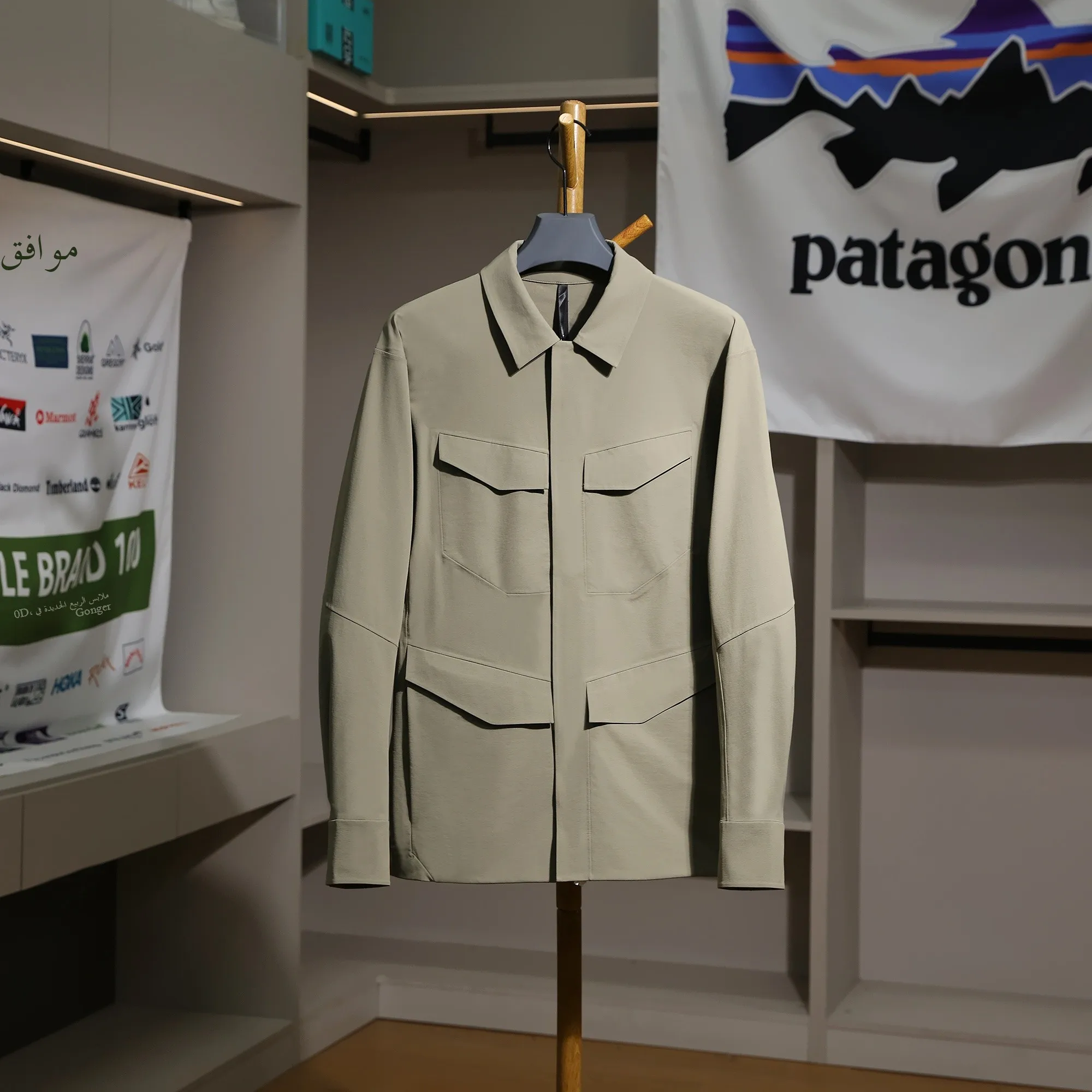 High-End Series Men's Casual Outdoor Jaet Full-Range Sl Taped Collar Leisure Faion Breathable Spring Summer Coat
High-End Series Men's Casual Outdoor Jaet Full-Range Sl Taped Collar Leisure Faion Breathable Spring Summer Coat