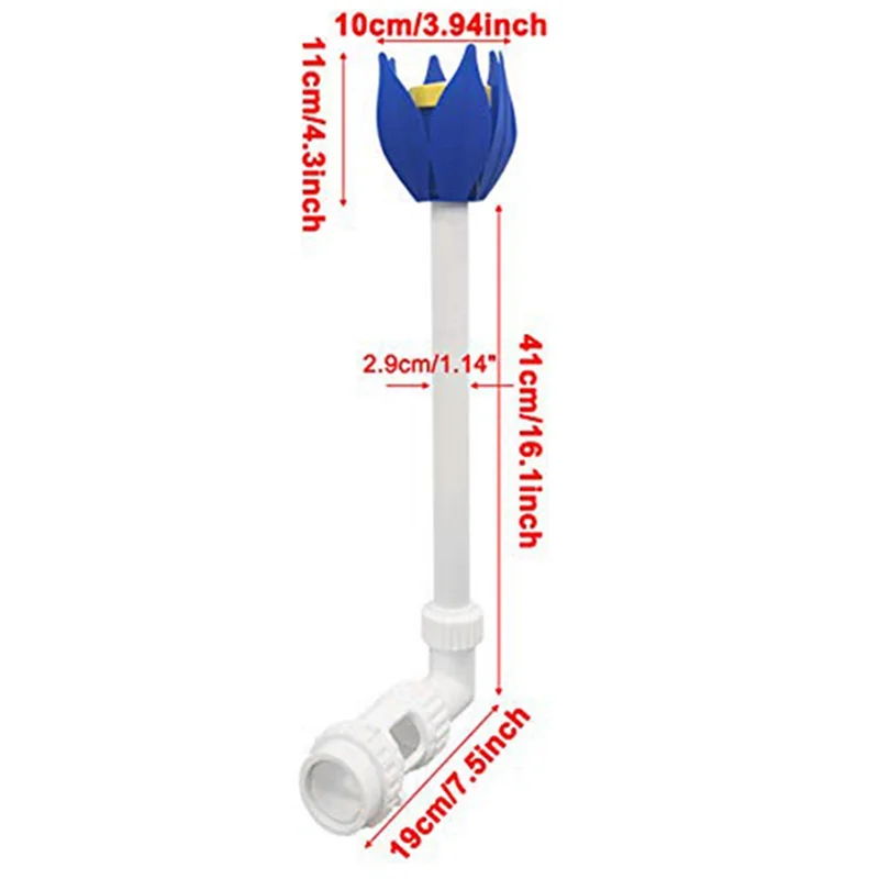 AEE4-1 Piece Lotus Shape Pool Nozzle Sprinkler Inground And Above Ground Pool Plastic
AEE4-1 Piece Lotus Shape Pool Nozzle Sprinkler Inground And Above Ground Pool Plastic
