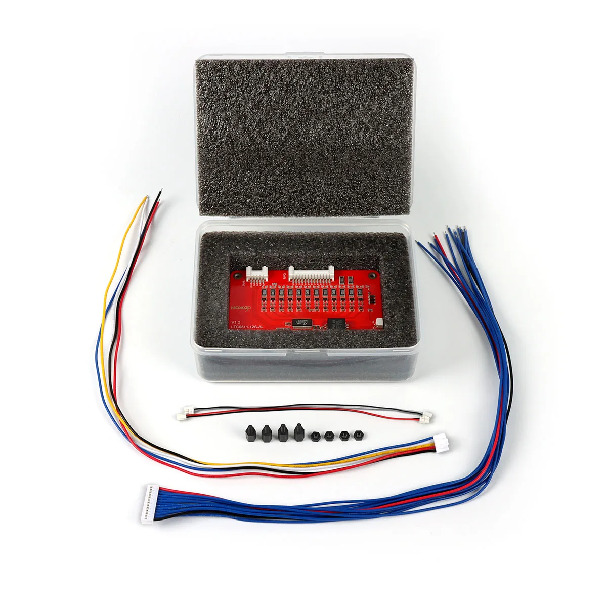 MAXKGO Smart BMS Slave Board LTC6811 12S Li-ion Lithium Battery Management System
MAXKGO Smart BMS Slave Board LTC6811 12S Li-ion Lithium Battery Management System