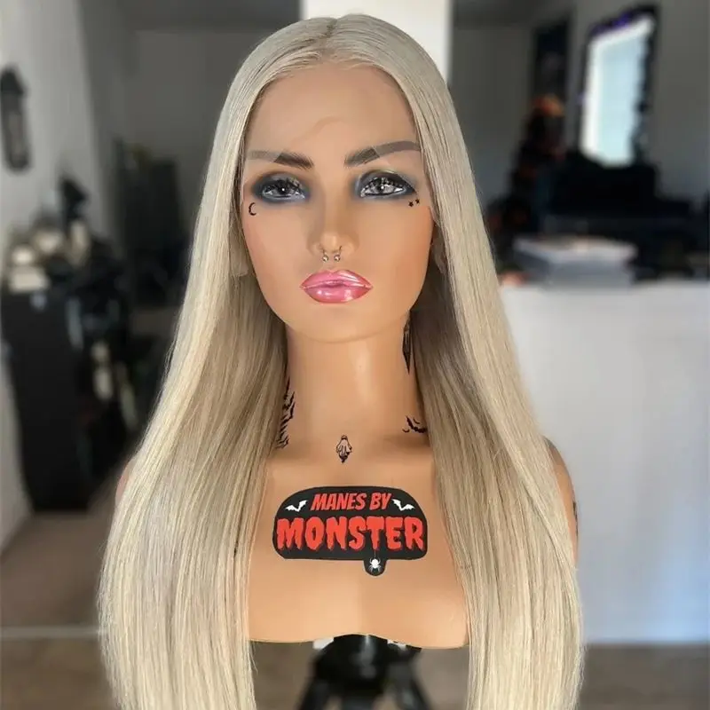 Ombre Ash Platinum Blonde HD Transparent Lace Front Wigs 100% Human Hair Glueless 150 Density Remy Preplucked Hairline For Women
Ombre Ash Platinum Blonde HD Transparent Lace Front Wigs 100% Human Hair Glueless 150 Density Remy Preplucked Hairline For Women