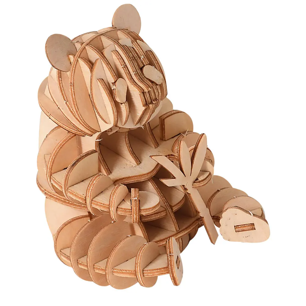 3D Panda Shape Wooden Puzzle Plaything Creative Educational DIY Craft for Kids Children Hand Eye Coordination Big Panda Puzzle
3D Panda Shape Wooden Puzzle Plaything Creative Educational DIY Craft for Kids Children Hand Eye Coordination Big Panda Puzzle