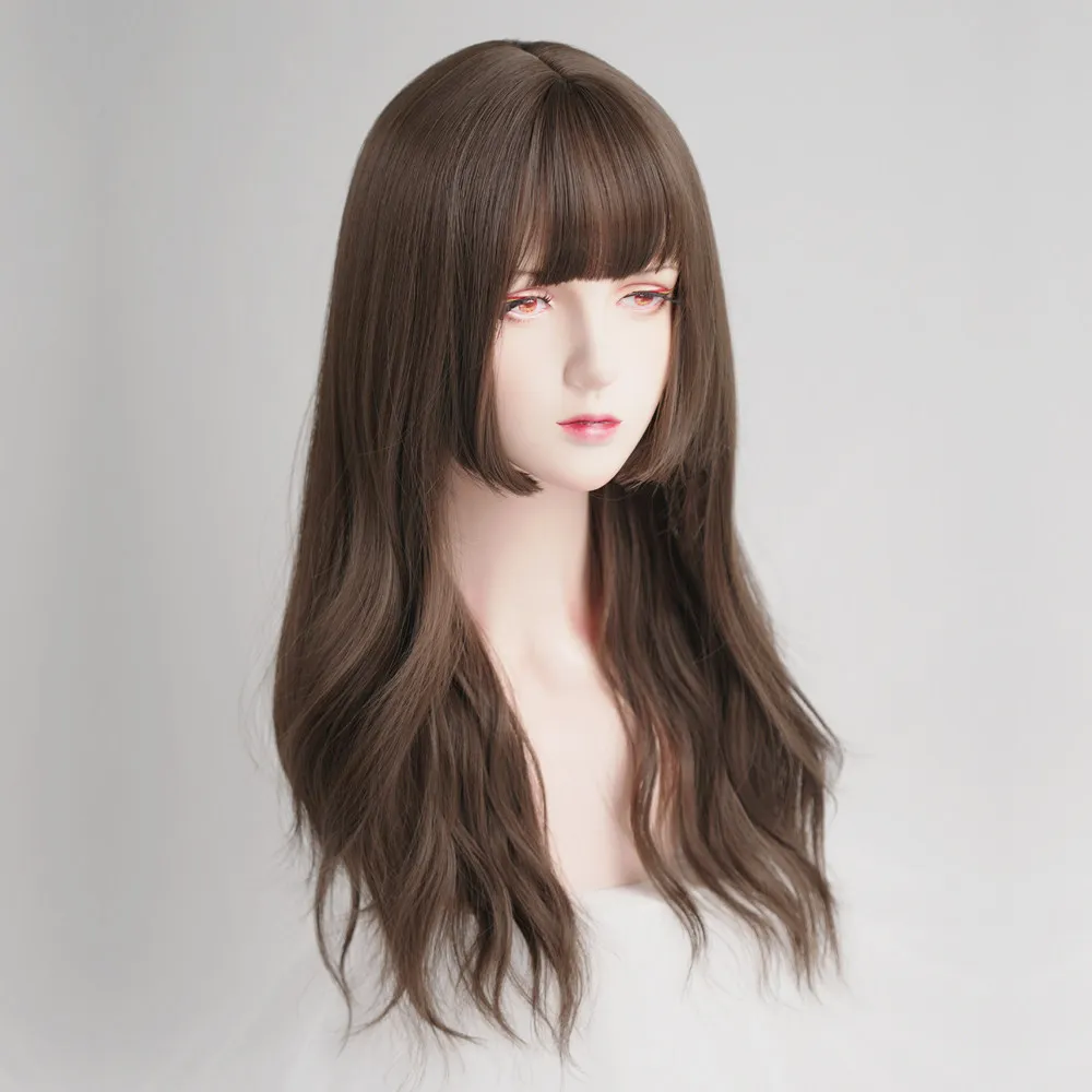 Princess cut wig female long hair long curly hair whole top water ripple big wave full head cover
Princess cut wig female long hair long curly hair whole top water ripple big wave full head cover