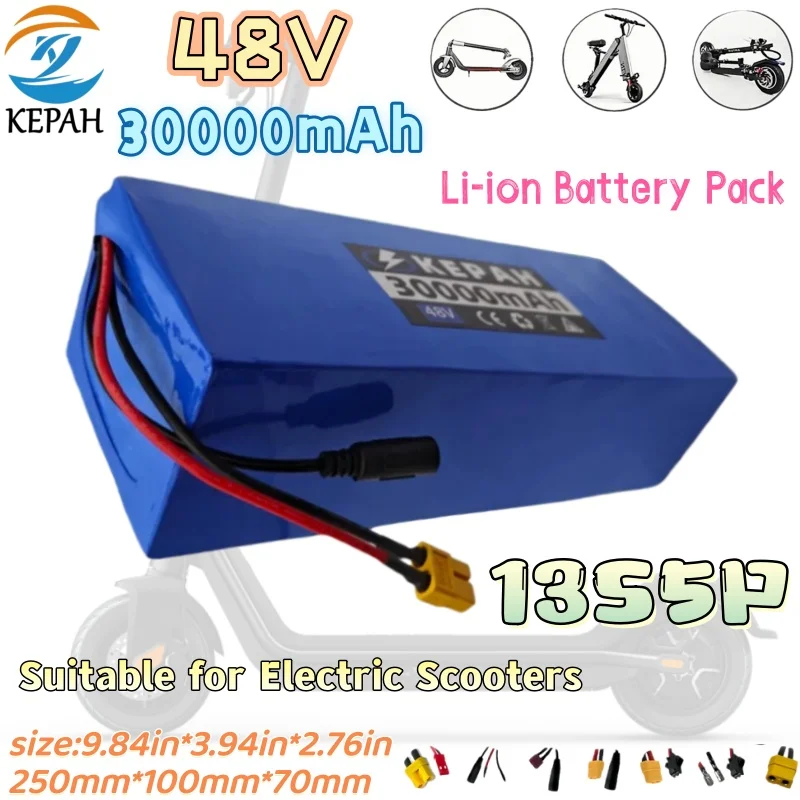 Литий-ионный аккумулятор 13S5P 48В 30Ач (18650), перезаряжаемый, 3000Вт, идеально подходит для электровелосипедов, моторизованных скутеров, солнечных систем и резервного питания
Литий-ионный аккумулятор 13S5P 48В 30Ач (18650), перезаряжаемый, 3000Вт, идеально подходит для электровелосипедов, моторизованных скутеров, солнечных систем и резервного питания