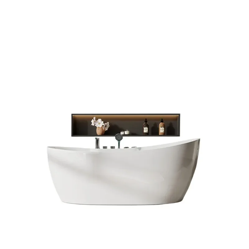 Surfing Jacuzzi Household Freestanding Acrylic Thermostat with Handrails
Surfing Jacuzzi Household Freestanding Acrylic Thermostat with Handrails