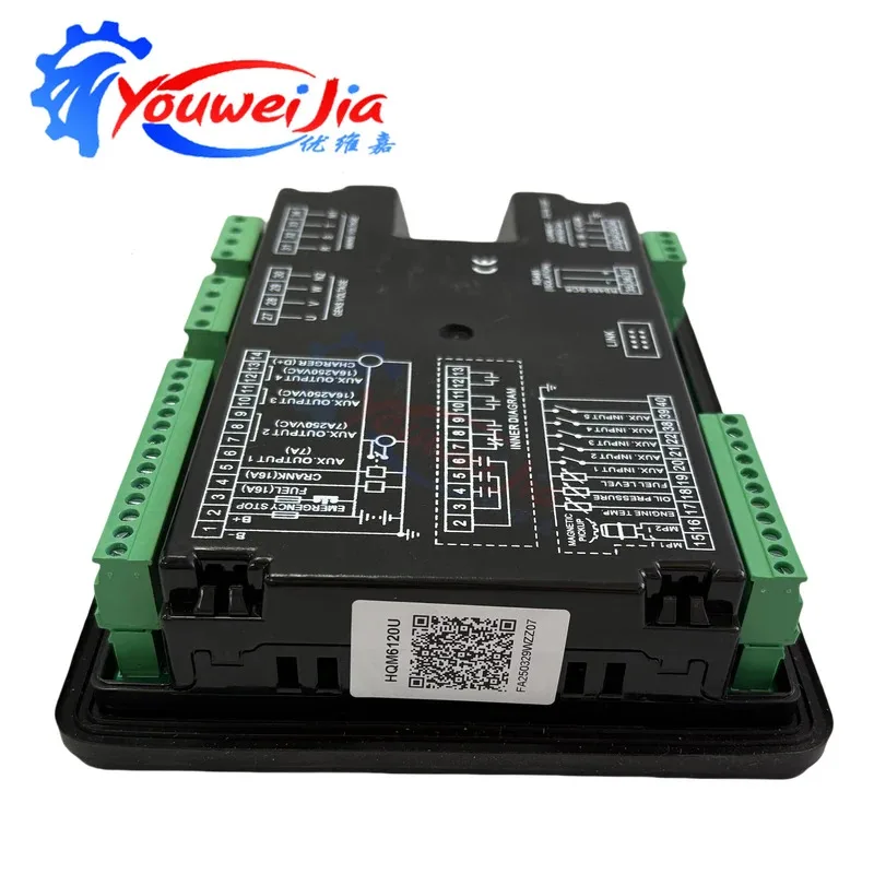Auto Start/Stop Control Module Panel 6120U 6110U AMF Genset Controller Compatible with Smartgen HGM6120N HGM6110N Generator Repl
Auto Start/Stop Control Module Panel 6120U 6110U AMF Genset Controller Compatible with Smartgen HGM6120N HGM6110N Generator Repl