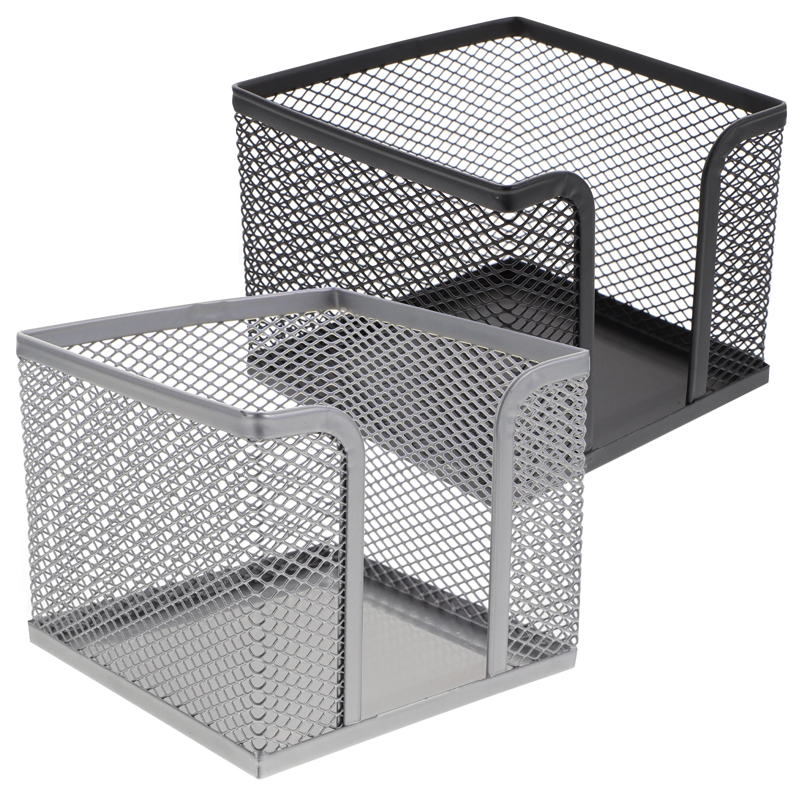 2Pcs Notepad Silver Black Desk Note Papers Holder ganizer Memo Pad St Desktop Paper Dispenser Office Supplies Storage Box
2Pcs Notepad Silver Black Desk Note Papers Holder ganizer Memo Pad St Desktop Paper Dispenser Office Supplies Storage Box