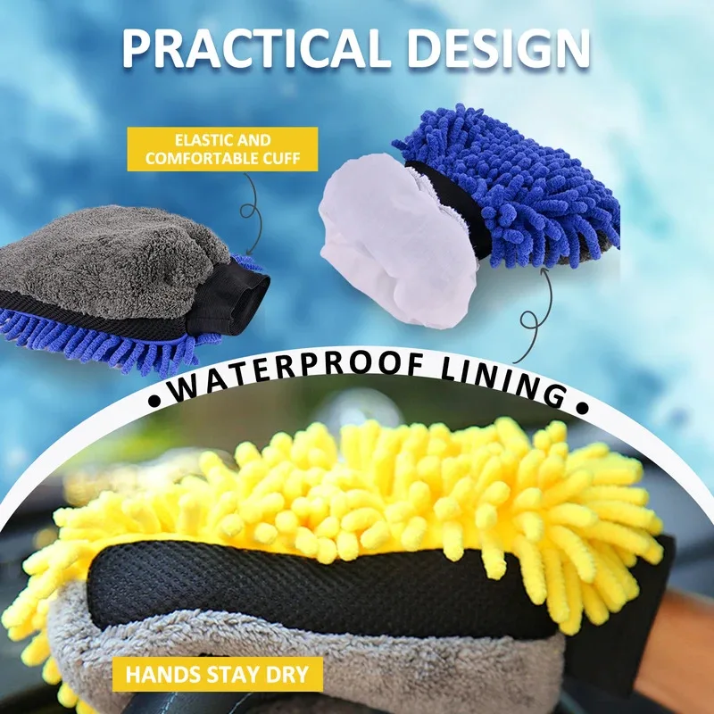 Водонепроницаемые 3-слойные перчатки из микрофибры, мочалка для мытья автомобиля из микрофибры премиум-класса без царапин – для мойки и детализации автомобилей
Водонепроницаемые 3-слойные перчатки из микрофибры, мочалка для мытья автомобиля из микрофибры премиум-класса без царапин – для мойки и детализации автомобилей