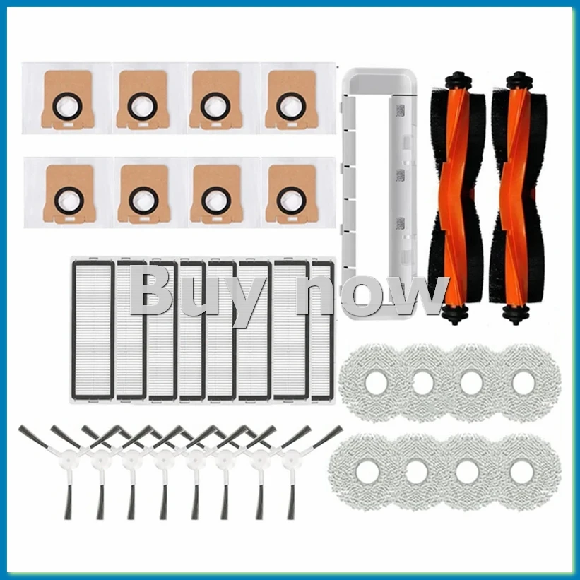 For Robot Vacuum X20+, X10+ / X20 Plus, X10 Plus Vacuum Cleaner Main Side Brush Hepa Filter Mop Pads Dust Bags-A73M
For Robot Vacuum X20+, X10+ / X20 Plus, X10 Plus Vacuum Cleaner Main Side Brush Hepa Filter Mop Pads Dust Bags-A73M