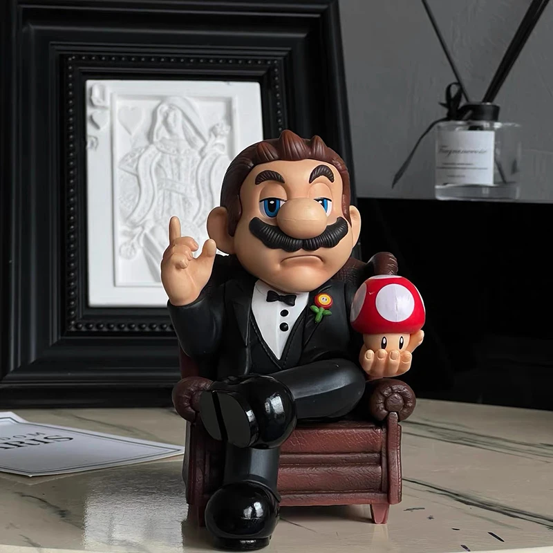 В наличии: Коллекционная фигурка Супер Марио в стиле Крестного отца, 16 см, из ПВХ, для декора дивана, модель-игрушка, украшение
В наличии: Коллекционная фигурка Супер Марио в стиле Крестного отца, 16 см, из ПВХ, для декора дивана, модель-игрушка, украшение