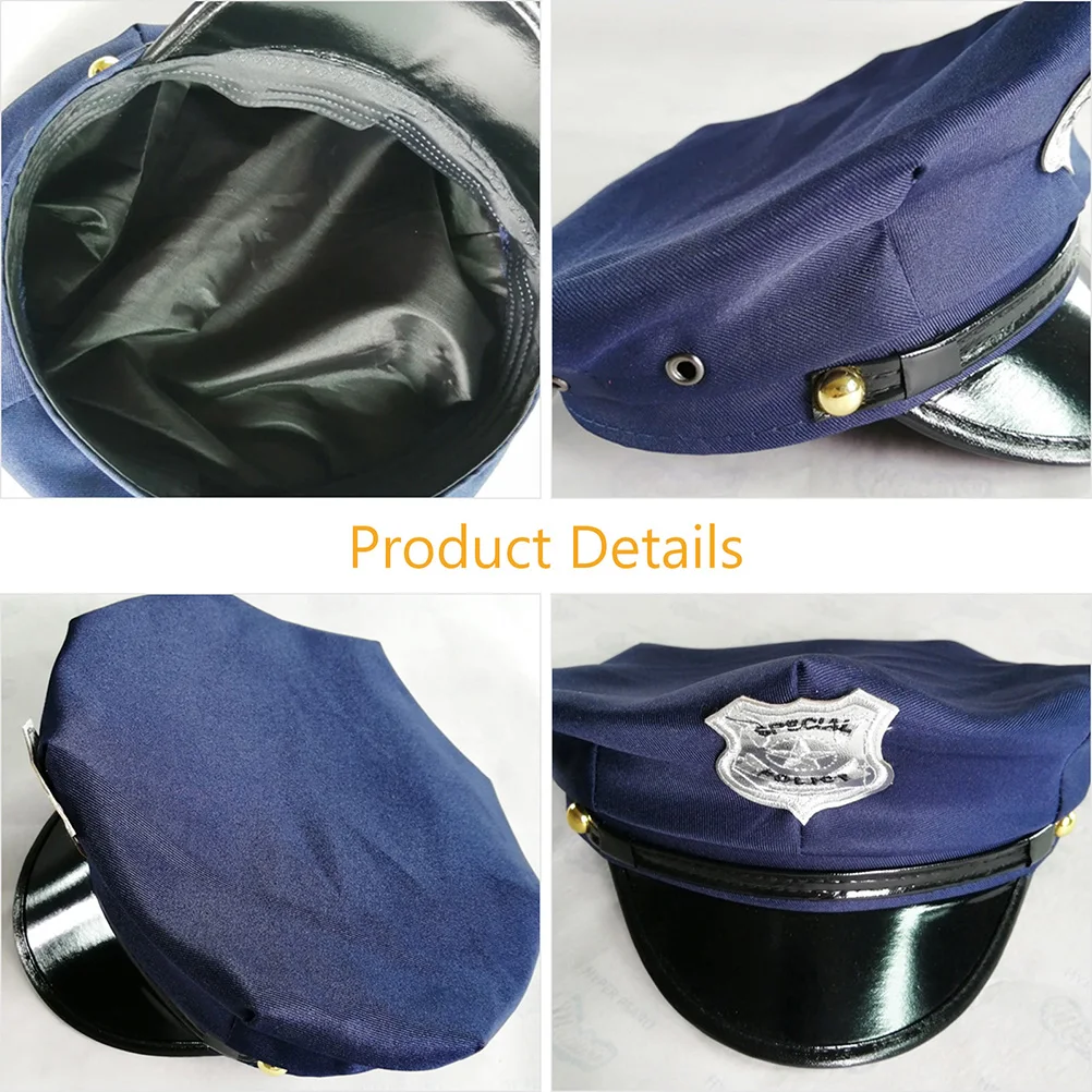 2pcs Black Police Cap Party Costumes Polices Hat Luxury Officer British Bobby Decoration Vivid Safe for Halloween
2pcs Black Police Cap Party Costumes Polices Hat Luxury Officer British Bobby Decoration Vivid Safe for Halloween