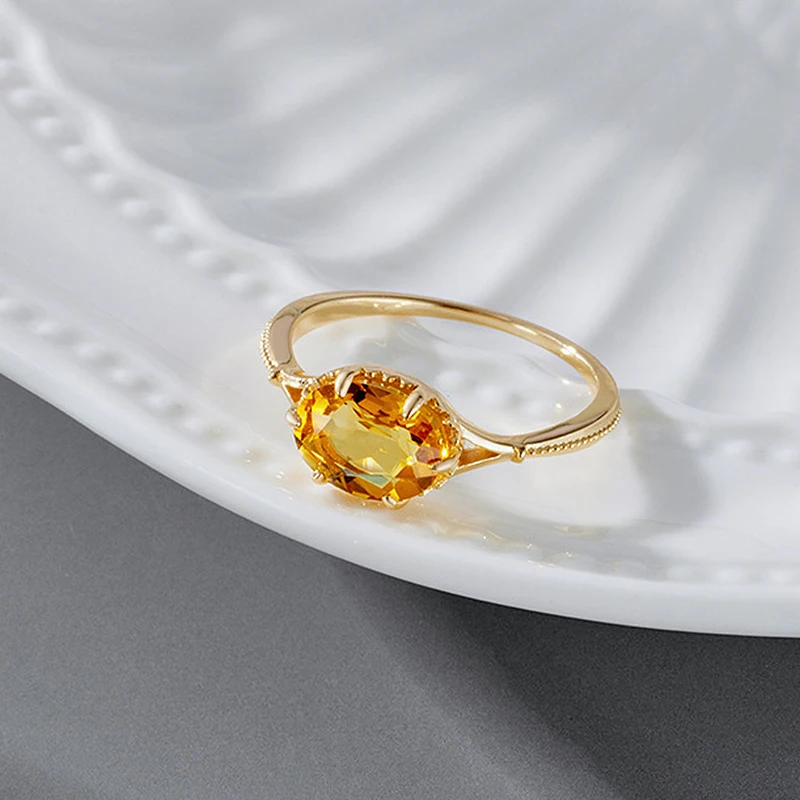 Luxury Rings for Women Accessory Natural Citrine Gemstone Rings 925 Sterling Silver Gold Plated Fine Jewelry Party Gift RI202
Luxury Rings for Women Accessory Natural Citrine Gemstone Rings 925 Sterling Silver Gold Plated Fine Jewelry Party Gift RI202