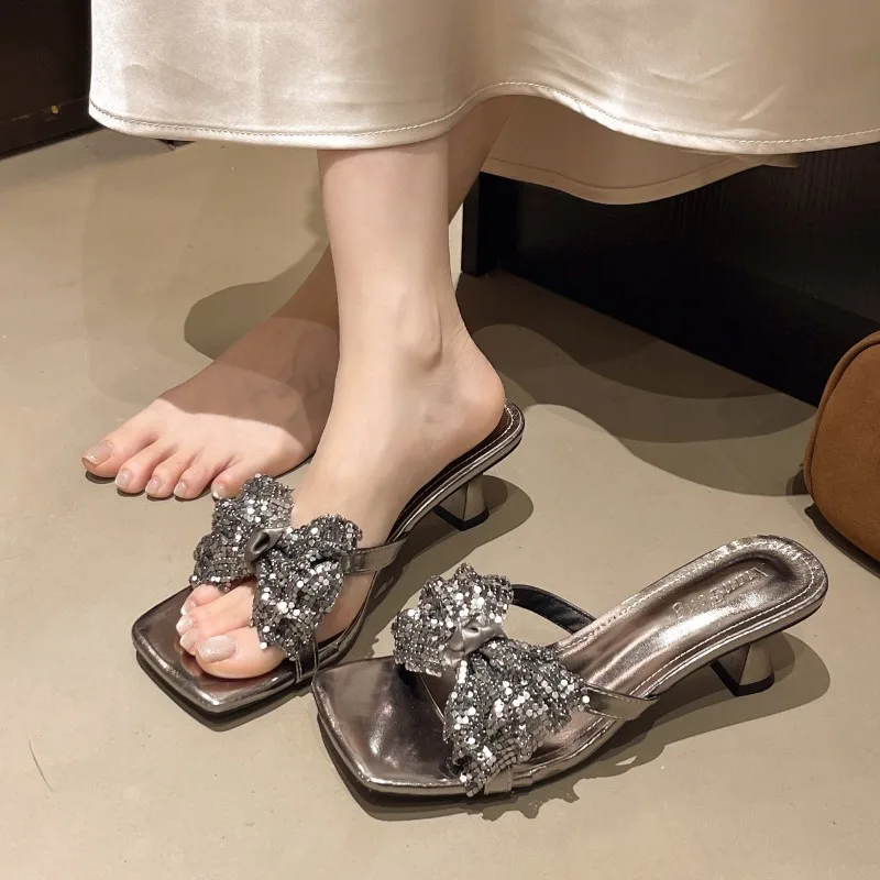 One Line Hollowed Out Wedge Heel Sandals for Women, 2026 Summer New Breathable and Fashionable High-heeled Half Drag Sandals
One Line Hollowed Out Wedge Heel Sandals for Women, 2026 Summer New Breathable and Fashionable High-heeled Half Drag Sandals