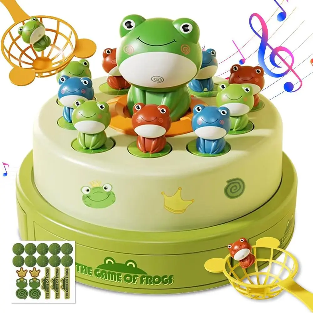 Launch Frog Frog Bouncing Board Game Montessori Toy Music Games Frog Pop Up Game Light Electric Catching Frog Turntable Net
Launch Frog Frog Bouncing Board Game Montessori Toy Music Games Frog Pop Up Game Light Electric Catching Frog Turntable Net