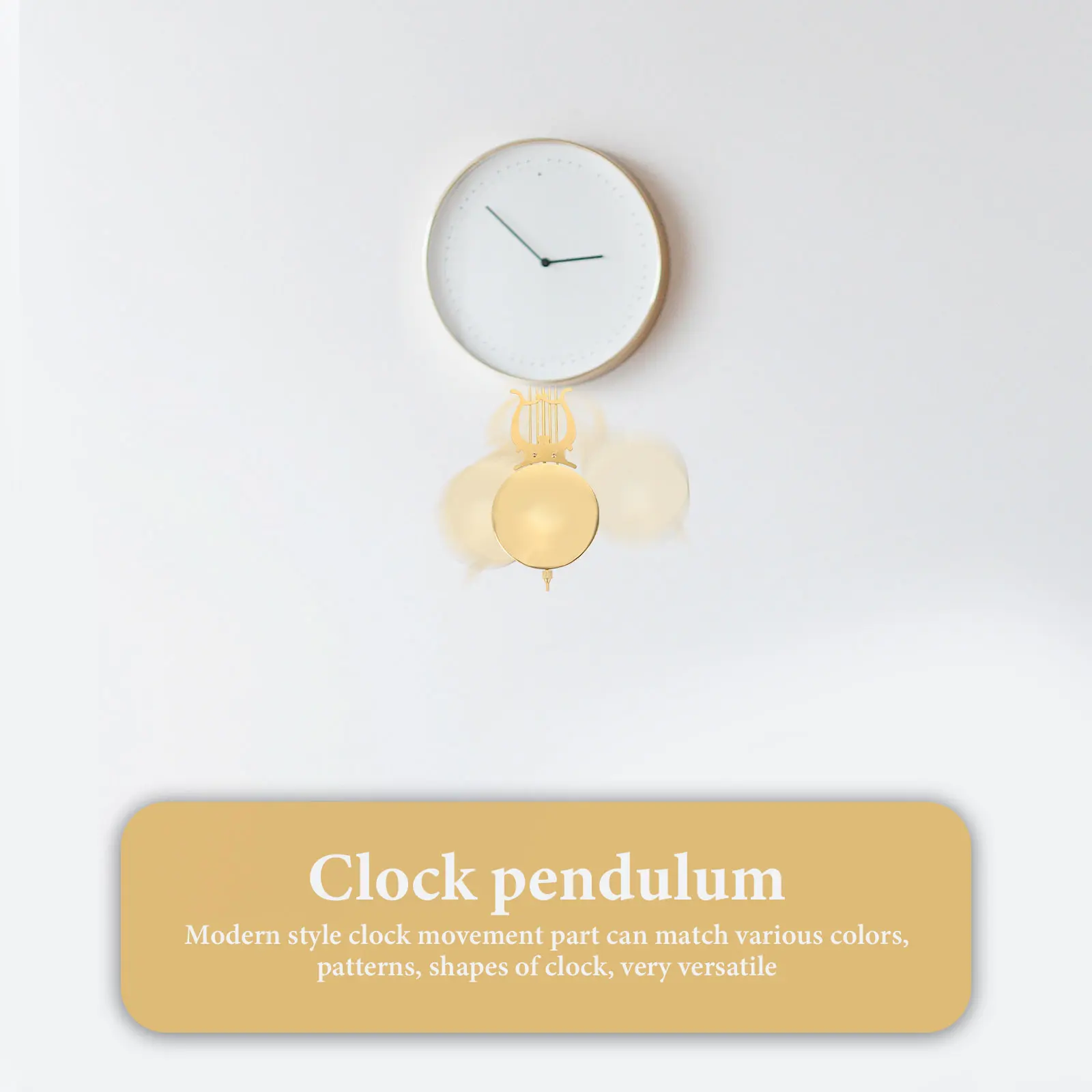 Clock Pendulum Parts 15cm Metal Quartz Vintage Wall Hanging Replacement DIY Home Decor Pendulum Clock Supplies
Clock Pendulum Parts 15cm Metal Quartz Vintage Wall Hanging Replacement DIY Home Decor Pendulum Clock Supplies