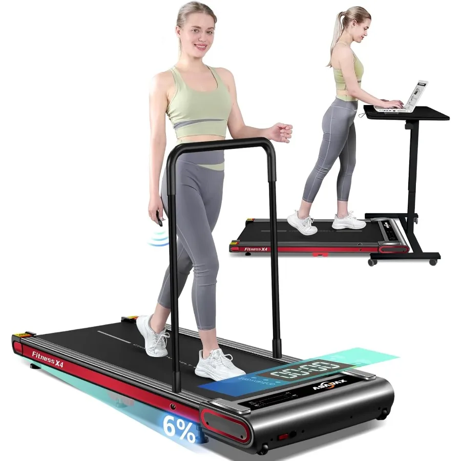 Underdesk treadmill for home office use with handrail portable design featuring LED display and remote control supports up to 3
Underdesk treadmill for home office use with handrail portable design featuring LED display and remote control supports up to 3