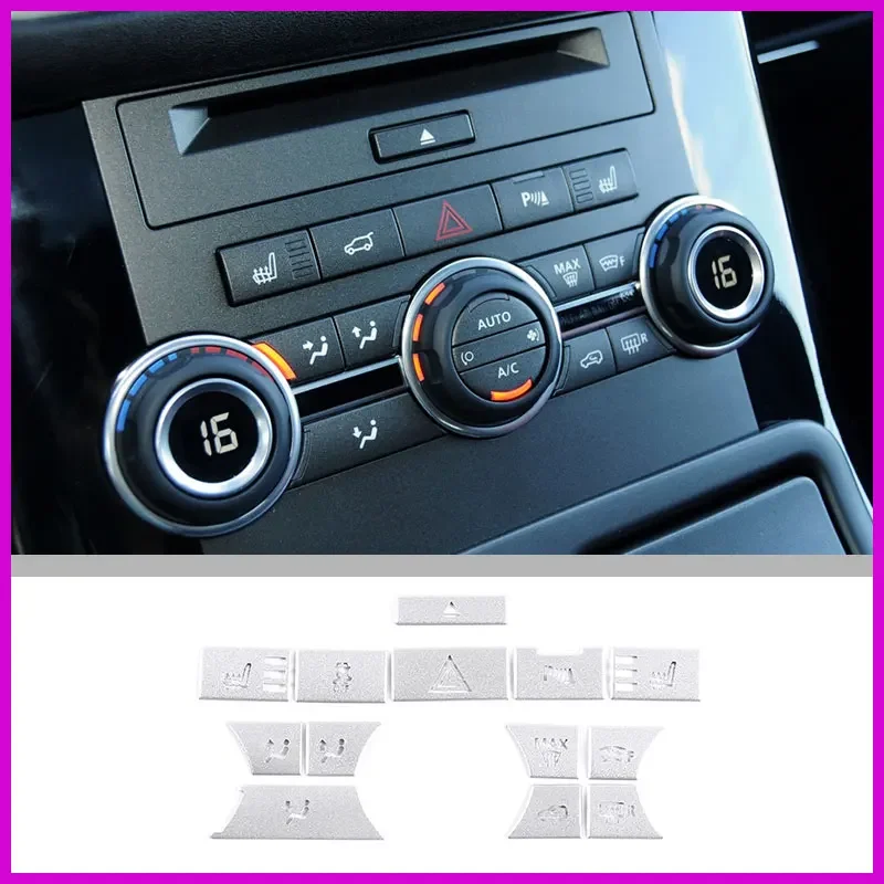 Silver Car Air Condition Ac Climate Control Button Repair Sticker Decal For Land Rover Discovery 4/Range Rover Sport Auto Part
Silver Car Air Condition Ac Climate Control Button Repair Sticker Decal For Land Rover Discovery 4/Range Rover Sport Auto Part