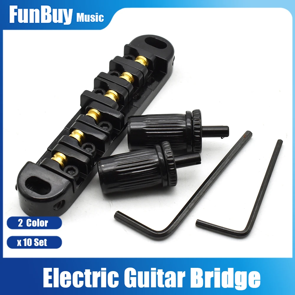10pcs Roller Electric Guitar Bridge Tune-O-Matic Bridge Saddles with Two Posts for LP Electric Guitar Parts
10pcs Roller Electric Guitar Bridge Tune-O-Matic Bridge Saddles with Two Posts for LP Electric Guitar Parts
