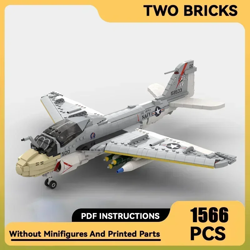 Военная модель Moc, строительные кирпичи, масштаб 1:35, A-6E, истребитель, технология, блоки, подарки, рождественские игрушки, наборы «сделай сам», сборка
Военная модель Moc, строительные кирпичи, масштаб 1:35, A-6E, истребитель, технология, блоки, подарки, рождественские игрушки, наборы «сделай сам», сборка
