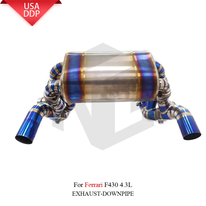 ING Titanium alloy Vacuum Valve Catback for Ferrari F430 4.3L upgrade SC Control Muffler Performance Exhaust System
ING Titanium alloy Vacuum Valve Catback for Ferrari F430 4.3L upgrade SC Control Muffler Performance Exhaust System