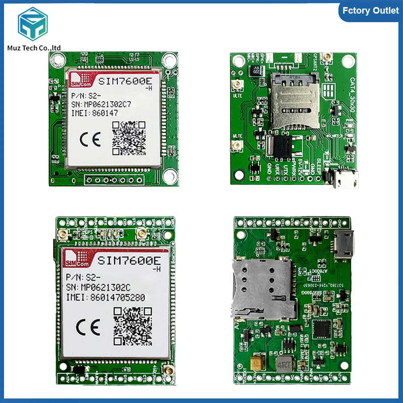 SIM7600E-H Development Board 4G LTE CAT4 Module Support GNSS Core Board With antenna breakout kit for Europe/Middle East/Africa
SIM7600E-H Development Board 4G LTE CAT4 Module Support GNSS Core Board With antenna breakout kit for Europe/Middle East/Africa